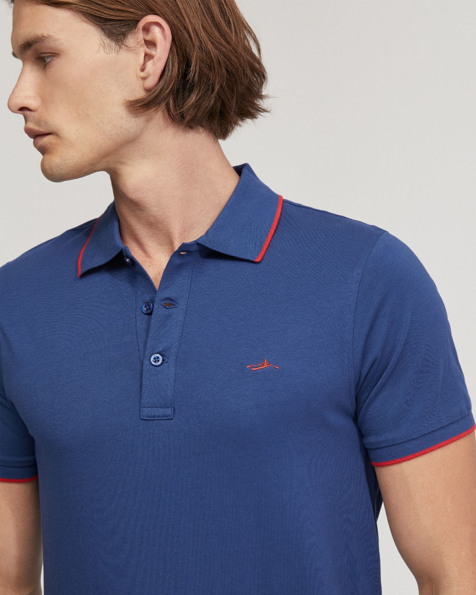 Henry Cotton Jersey Tipping Polo - Image 7
