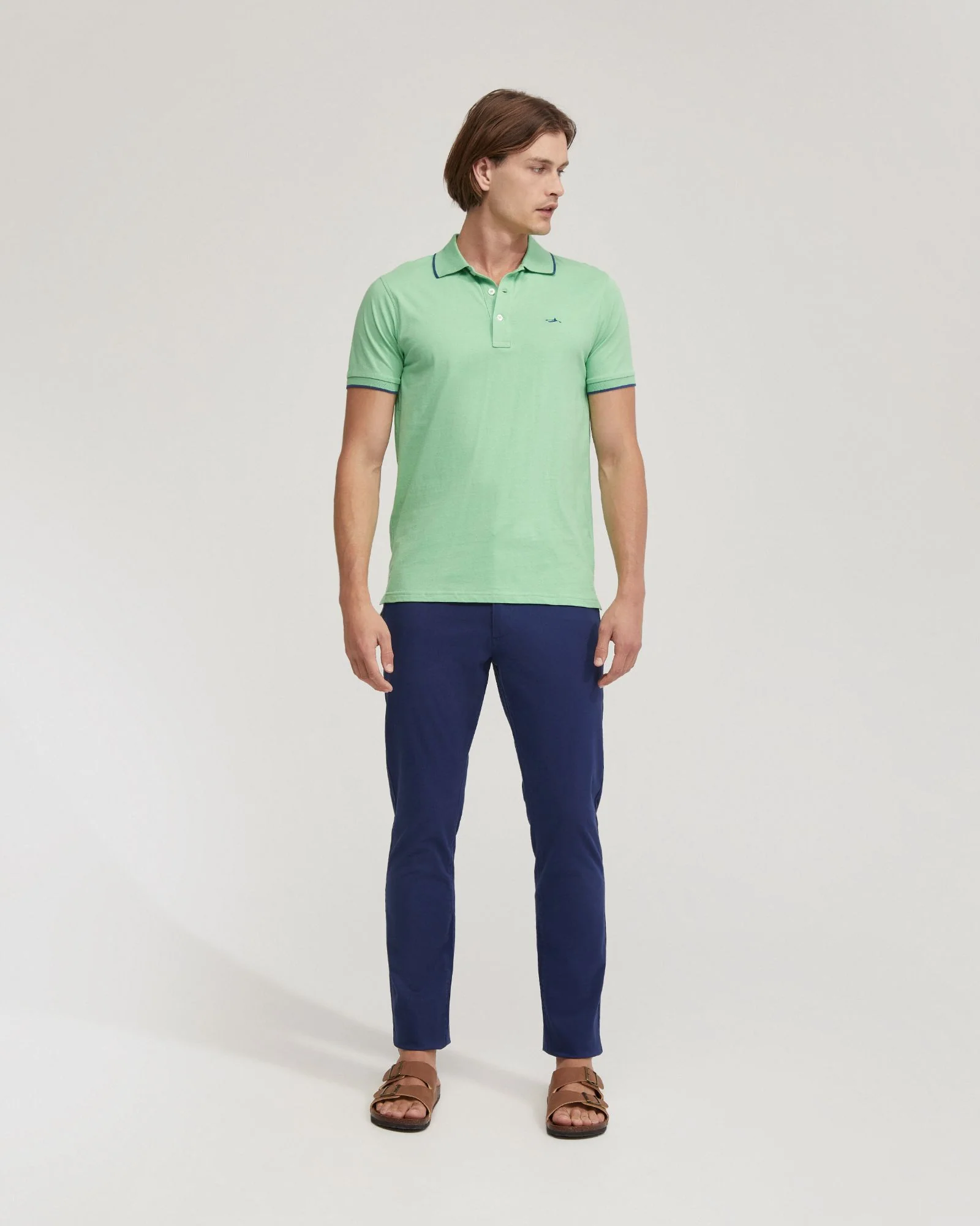 Henry Cotton Jersey Tipping Polo - Image 8