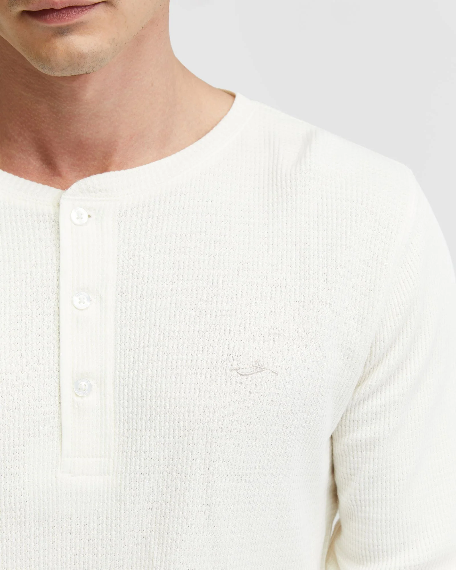 Henry Organic Cotton Waffle Long Sleeve Tee - Image 18