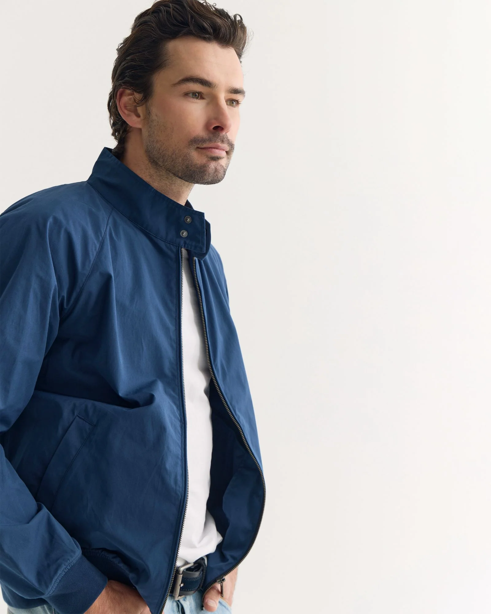 Henry Unlined Bomber Jacket - Image 4