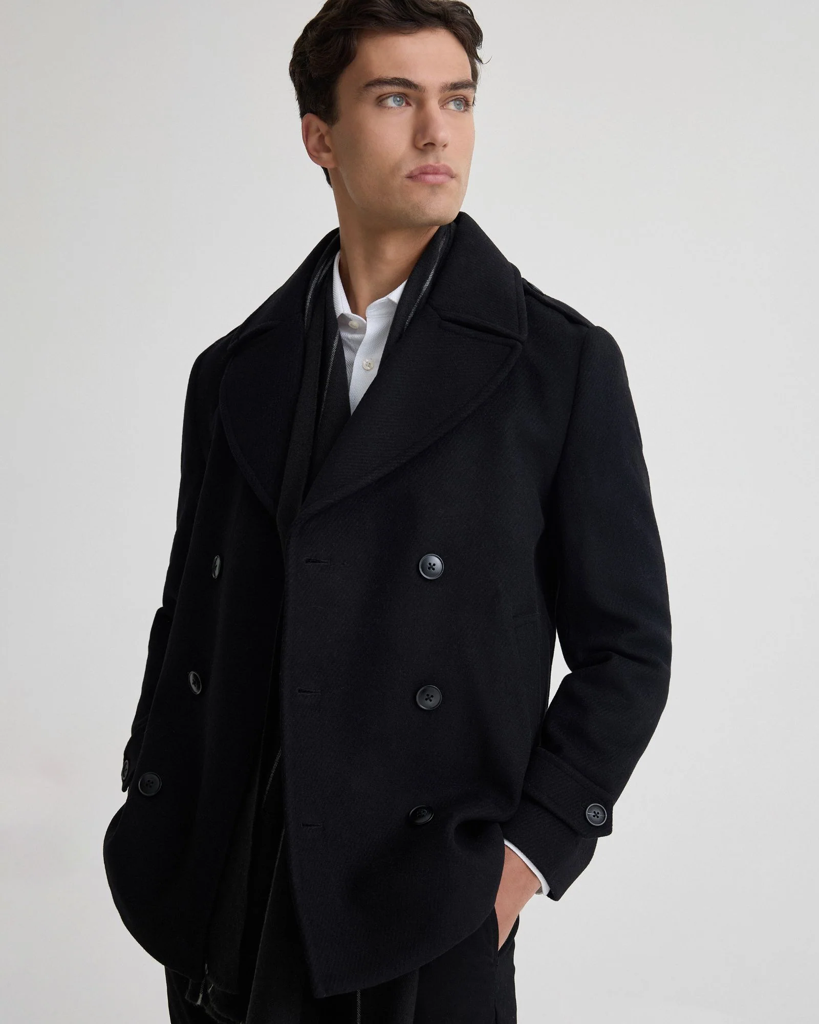 Henry Wool Pea Coat - Image 4