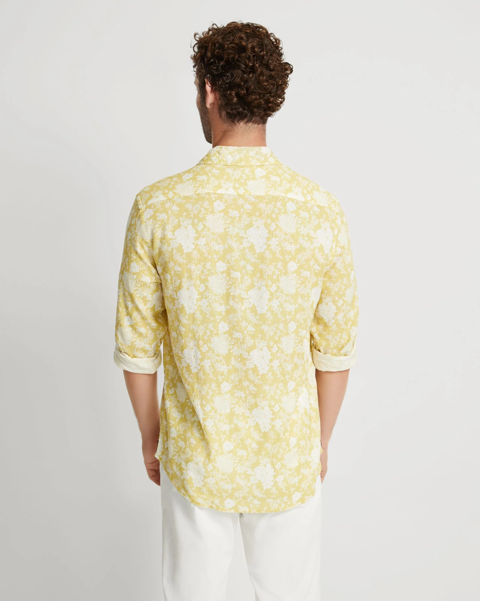 Holloway Linen Blend Printed Shirt - Image 3