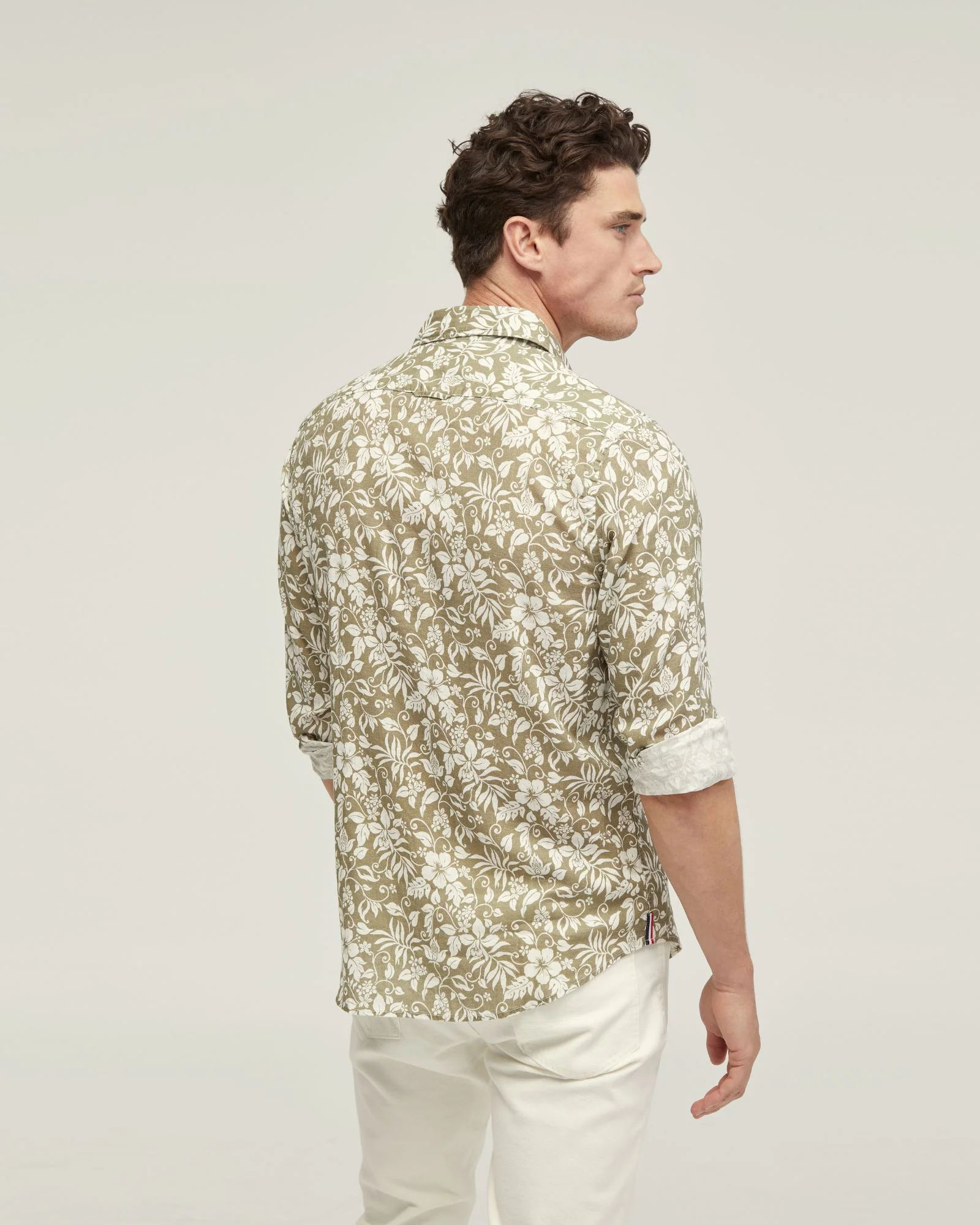 Holloway Linen Blnd Printed Shirt - Image 3