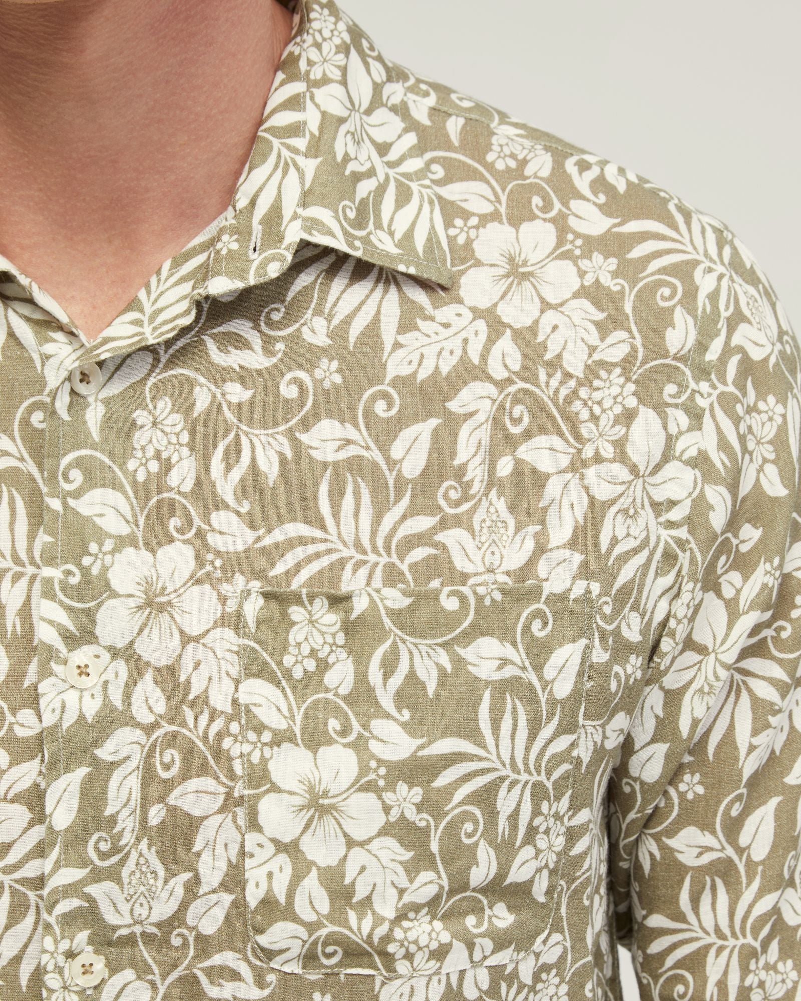 Holloway Linen Blnd Printed Shirt - Image 6