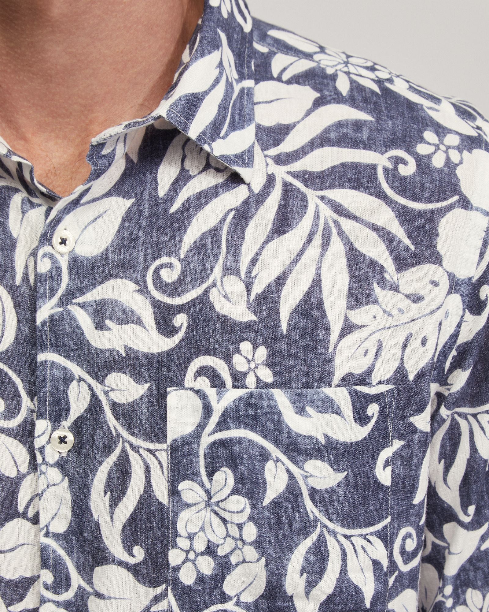 Holloway Linen Blnd Printed Shirt - Image 6