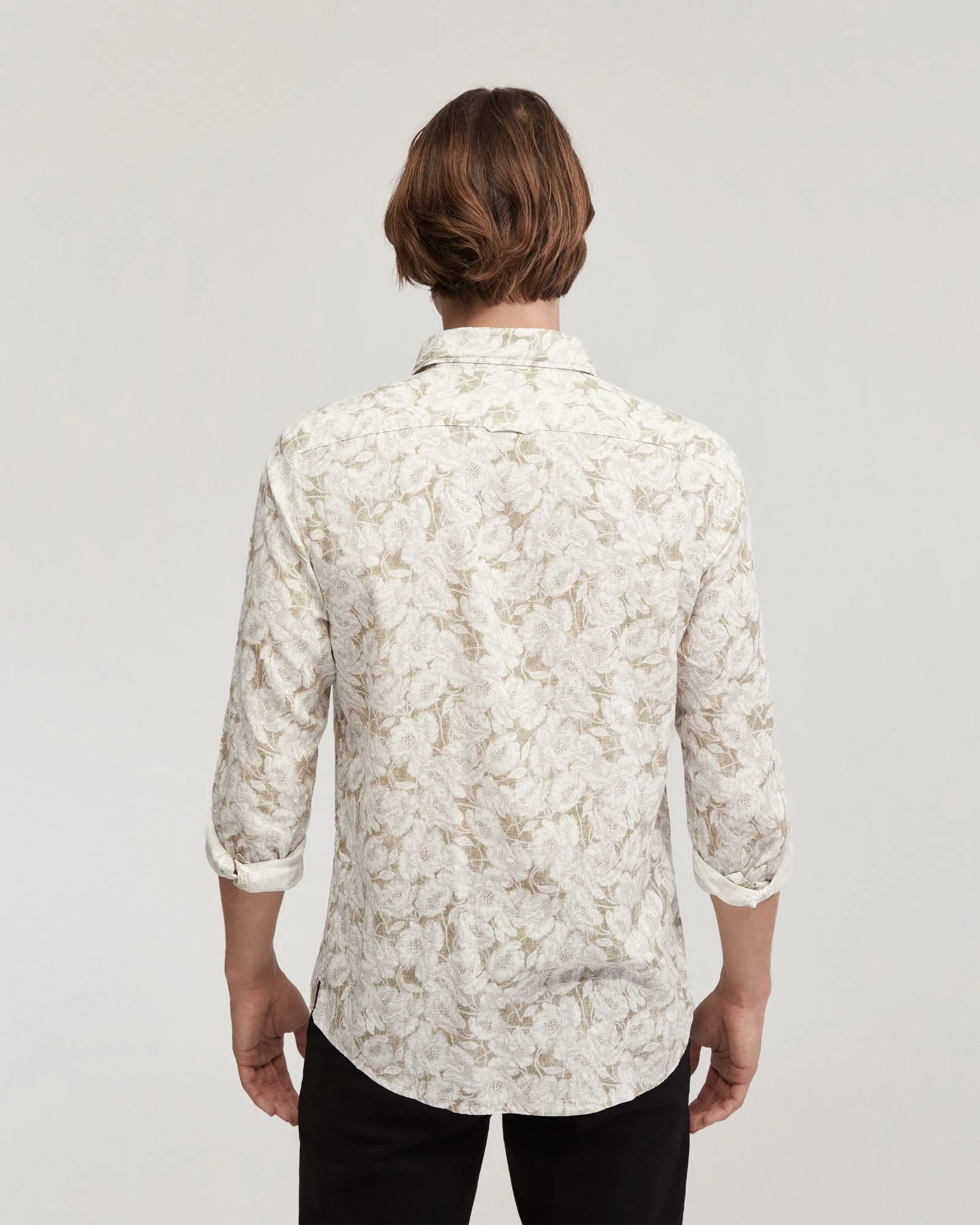 Holloway Linen Blend Printed Shirt - Image 3