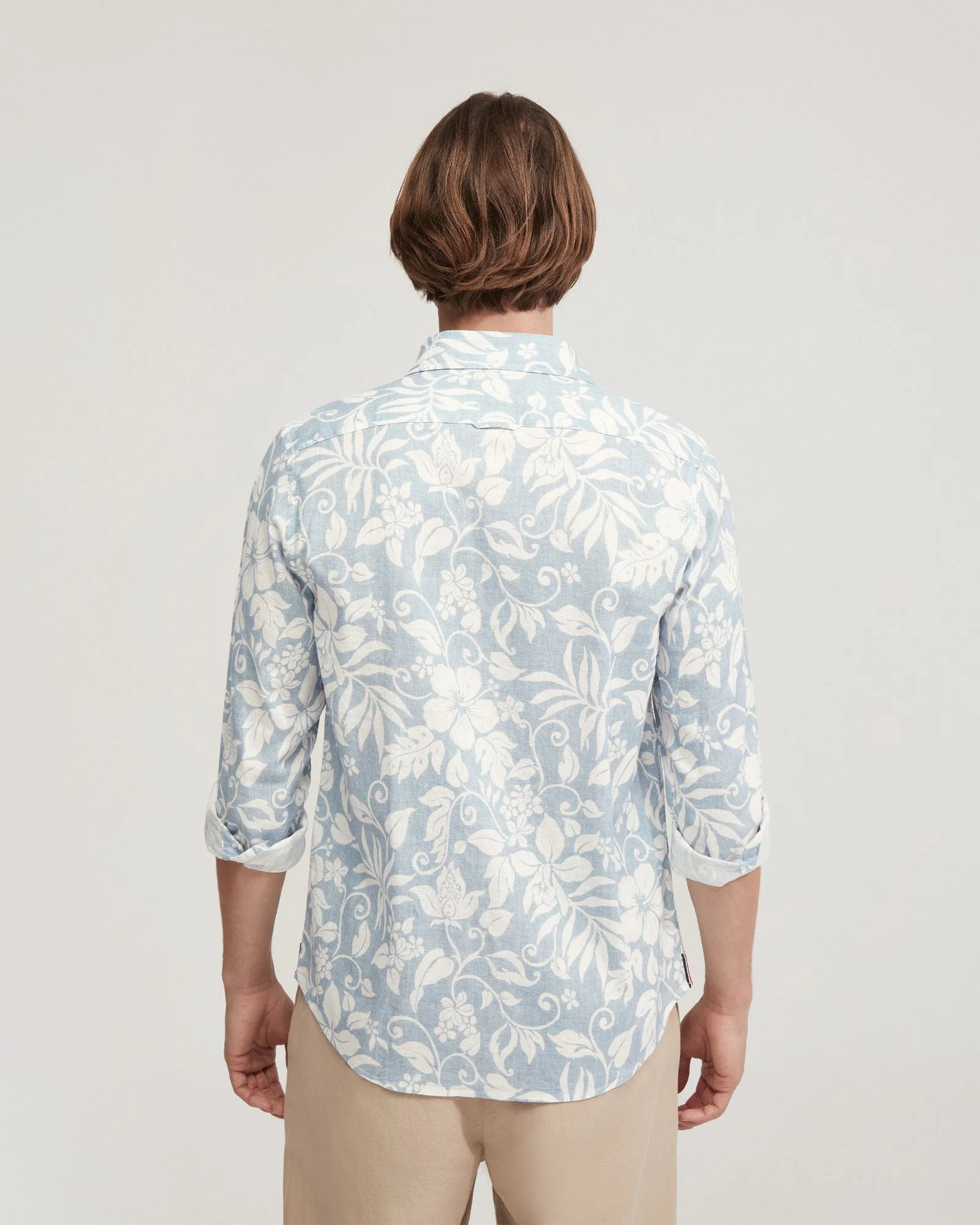 Holloway Linen Blend Printed Shirt - Image 3
