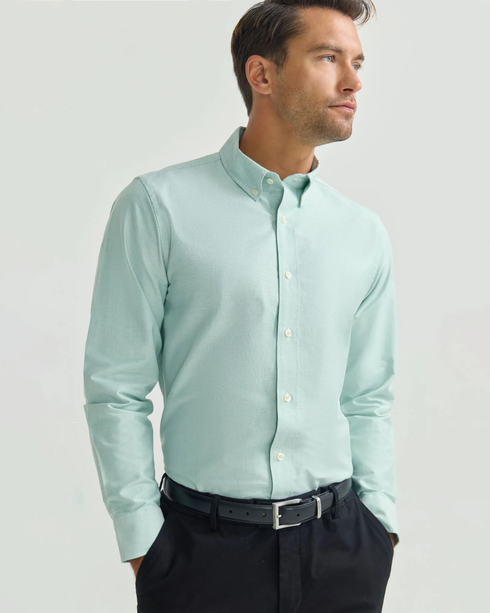 Holloway Oxford Weave Cotton Shirt - Image 10