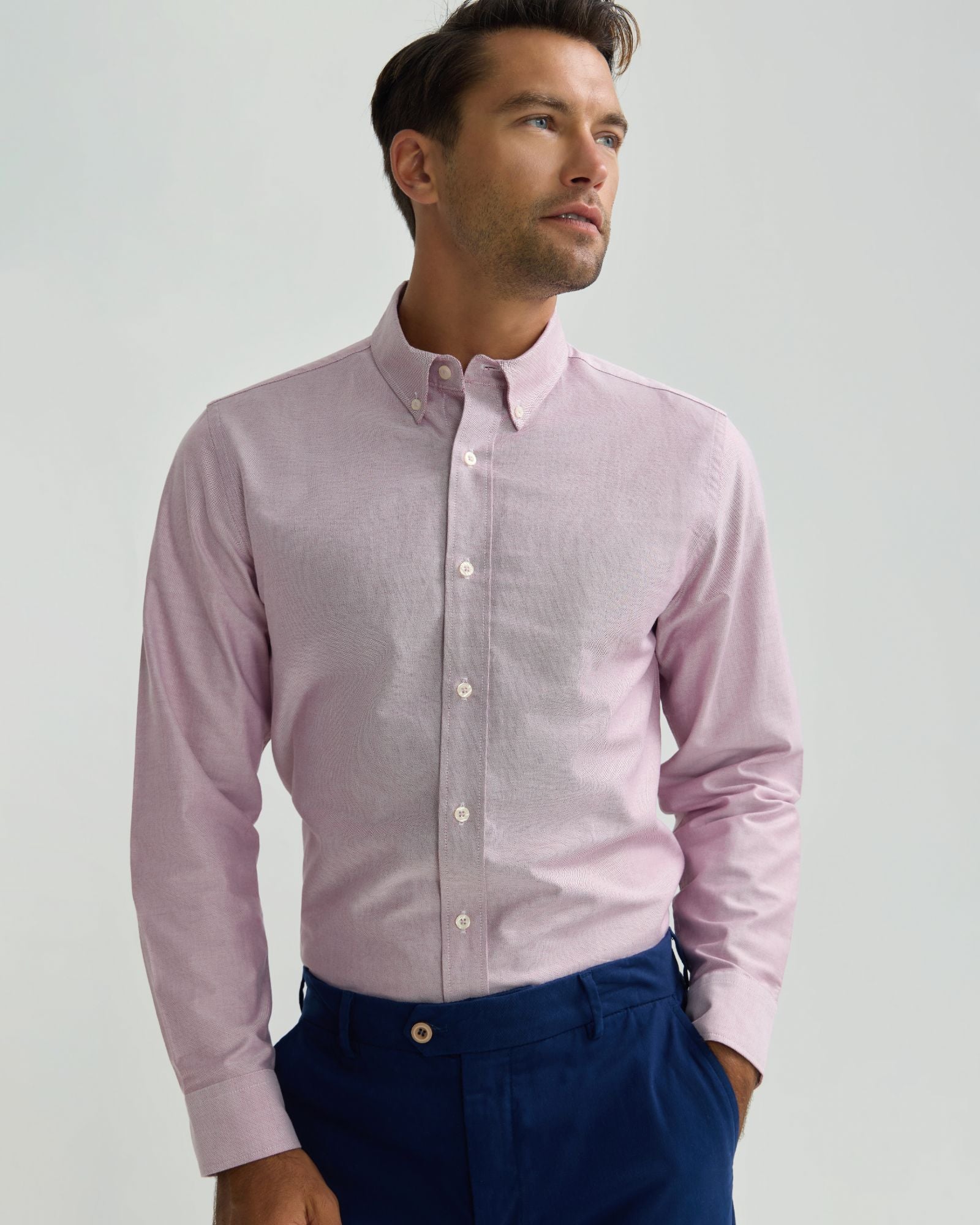 Holloway Oxford Weave Cotton Shirt - Image 16