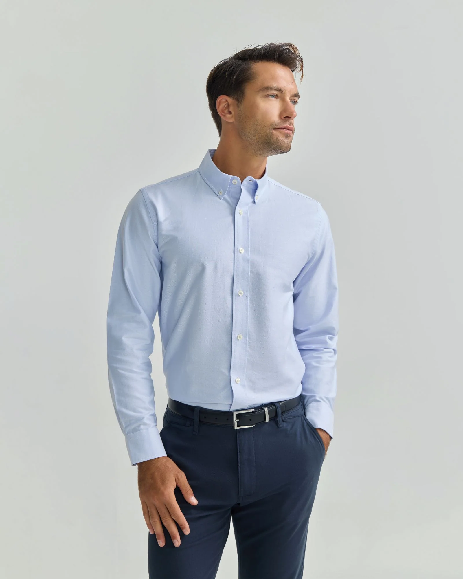 Holloway Oxford Weave Cotton Shirt - Image 2