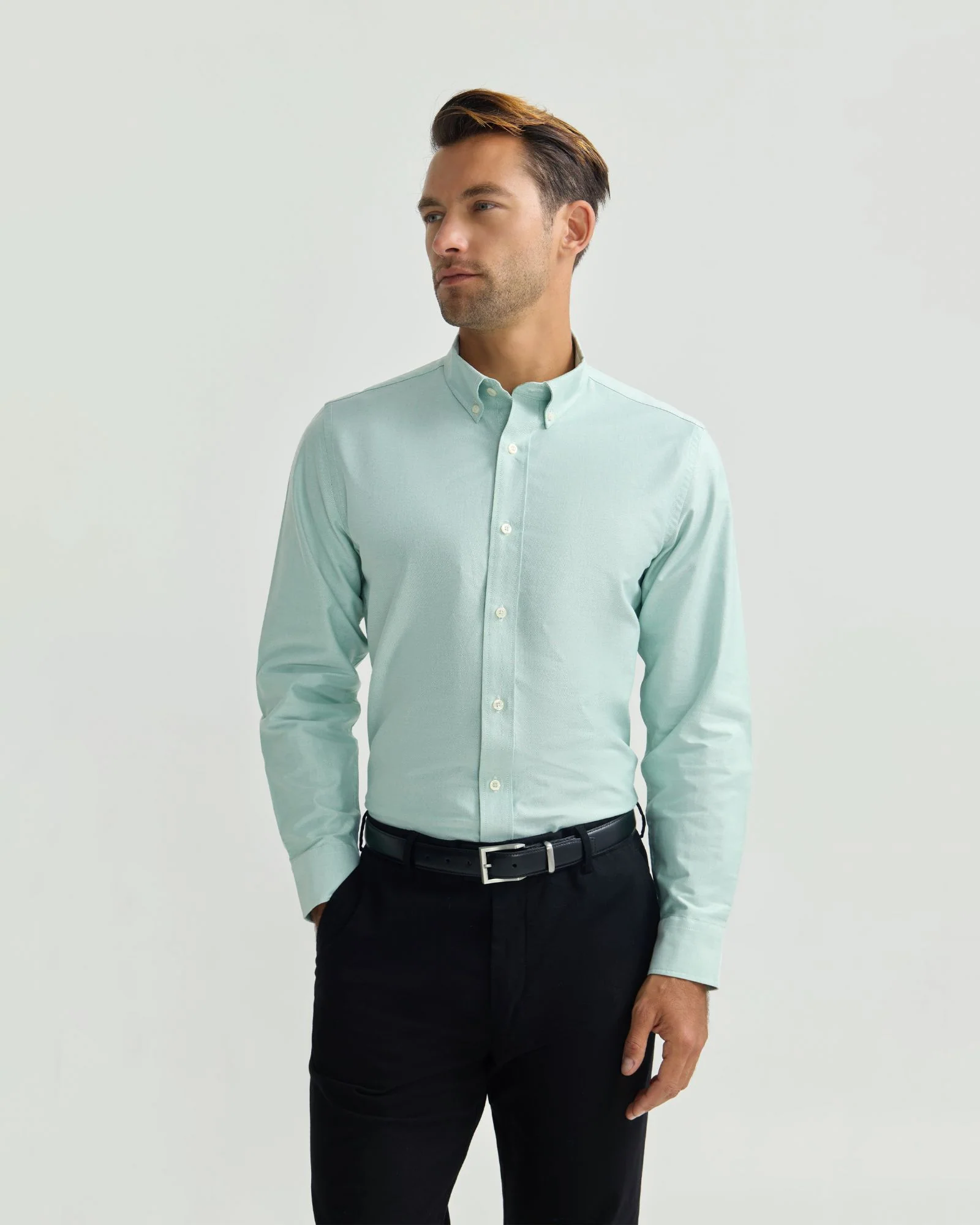 Holloway Oxford Weave Cotton Shirt - Image 8