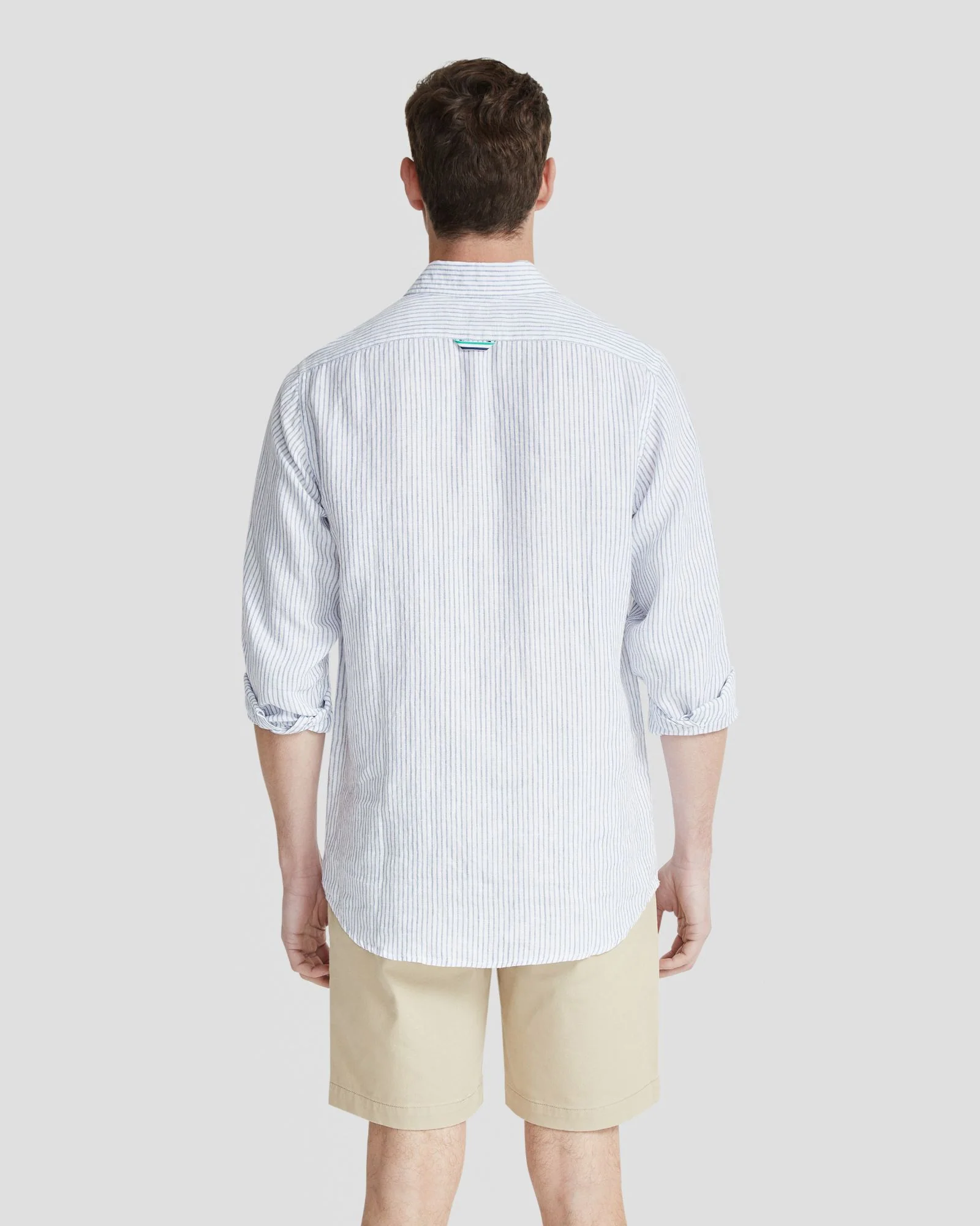 Holloway Pure Linen Stripe Shirt - Image 3