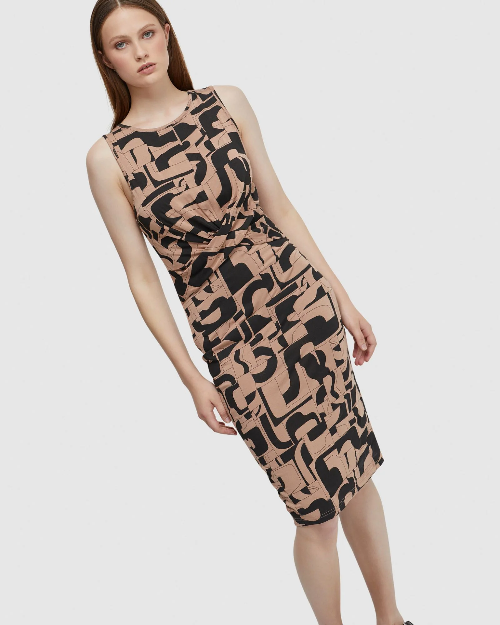 Holly Sleeveless Printed Dress - Image 4