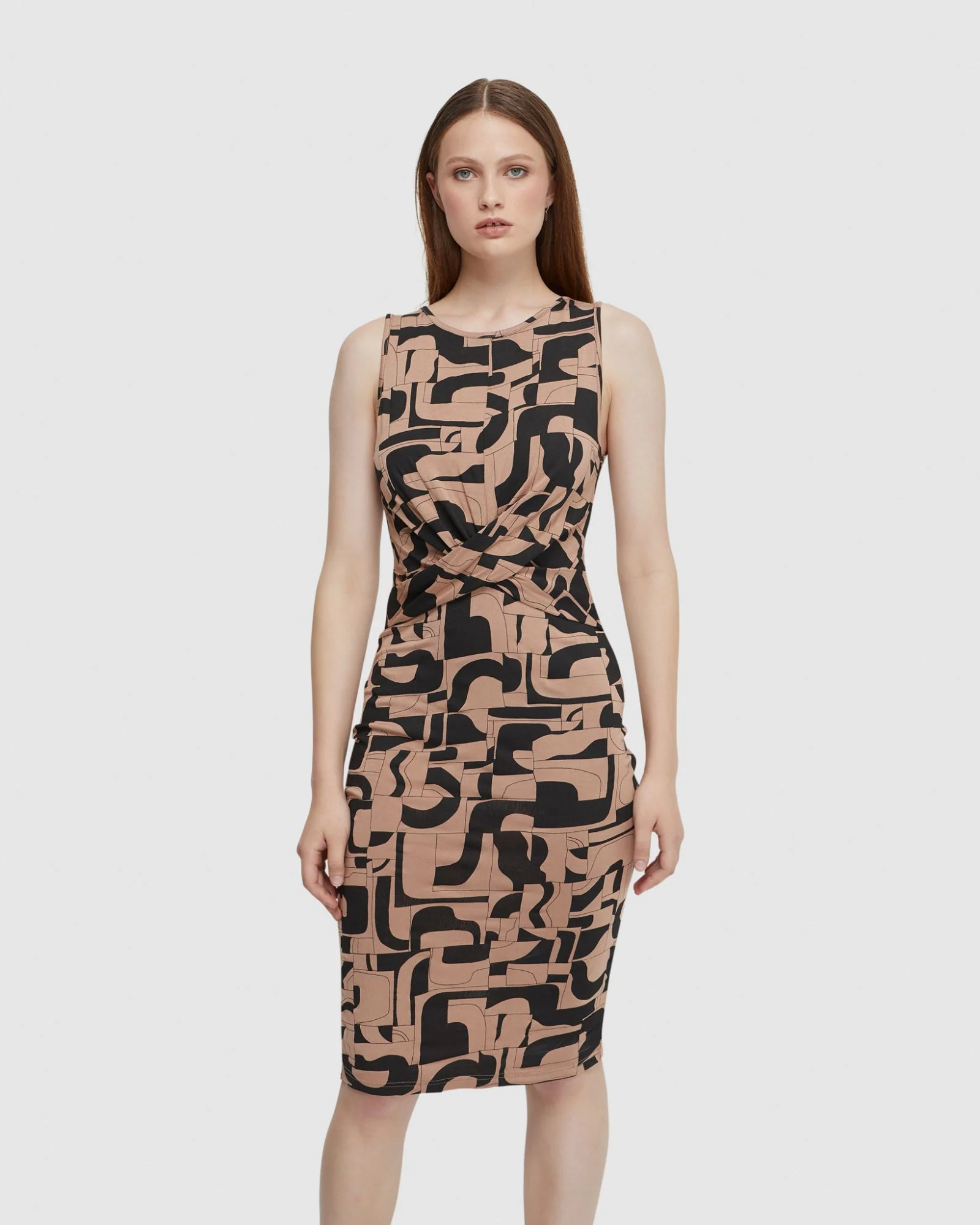 Holly Sleeveless Printed Dress - Image 5