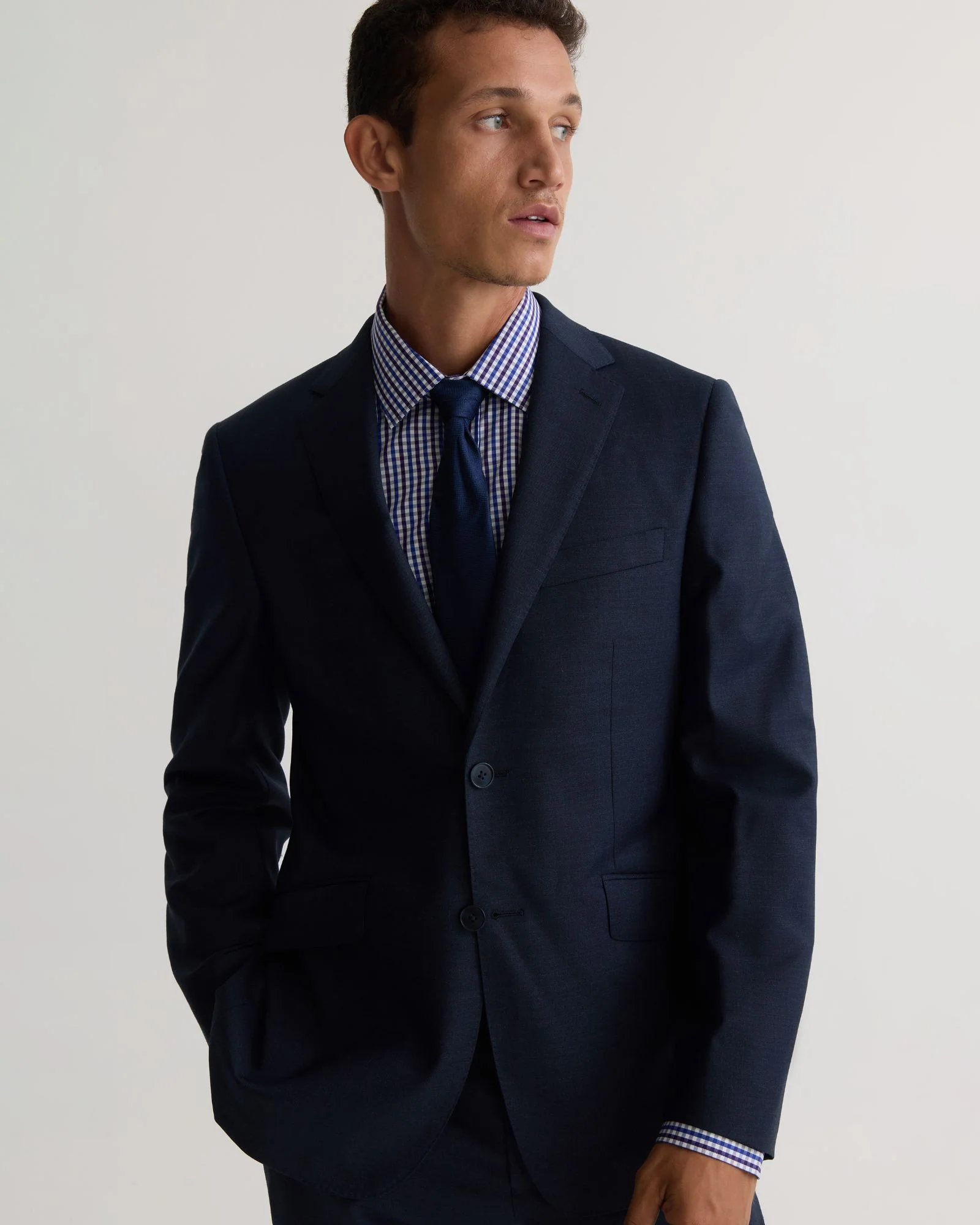 Hopkins Luxury Half Canvas Suit Jacket - Image 4