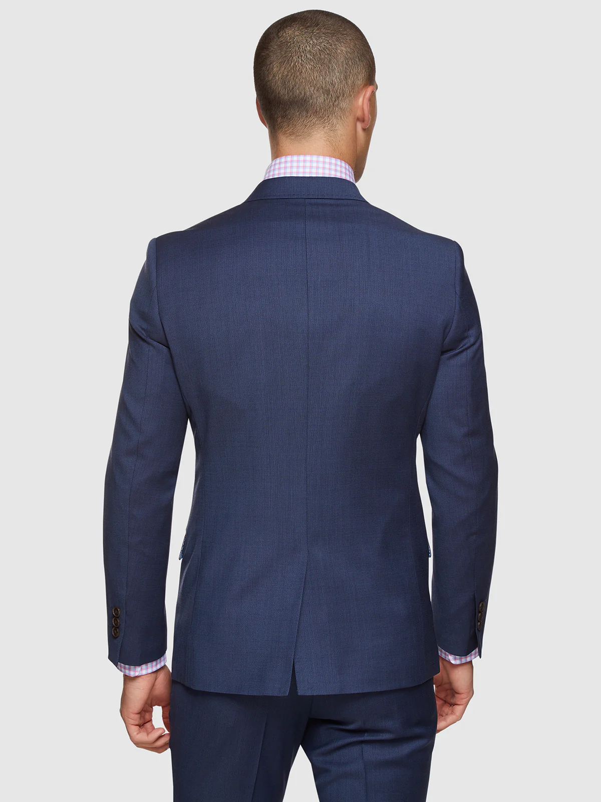 Hopkins Peak Lapel Wool Suit Jacket - Image 3