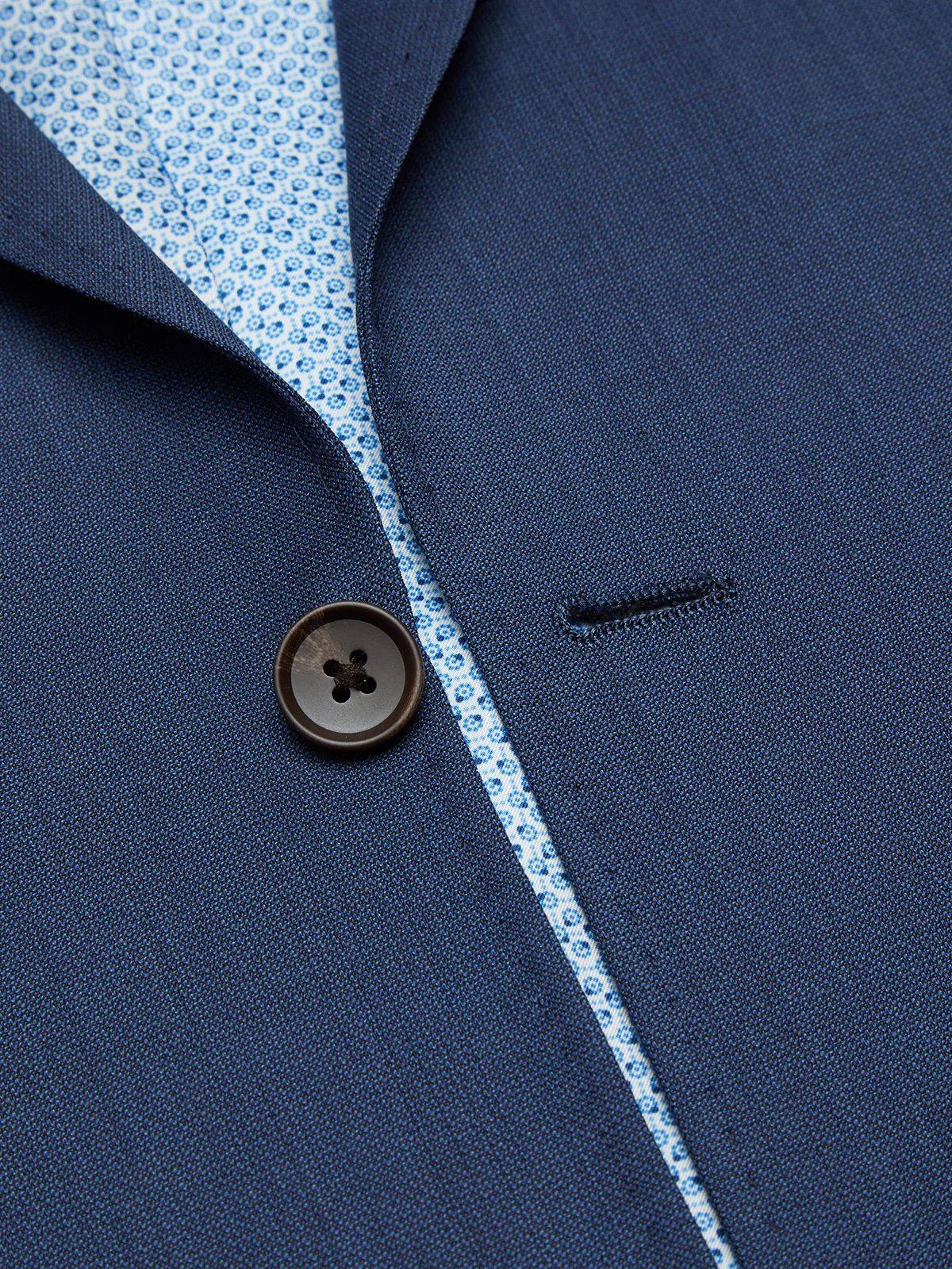 Hopkins Peak Lapel Wool Suit Jacket - Image 6