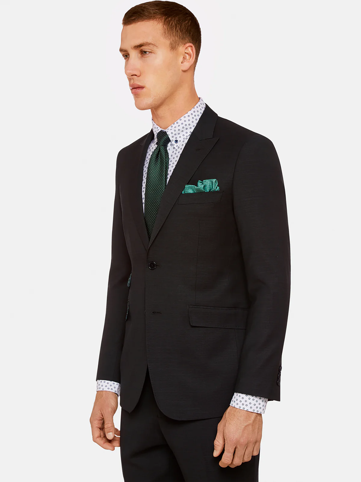 Hopkins Peak Lapel Woolsuit Jacket - Image 13