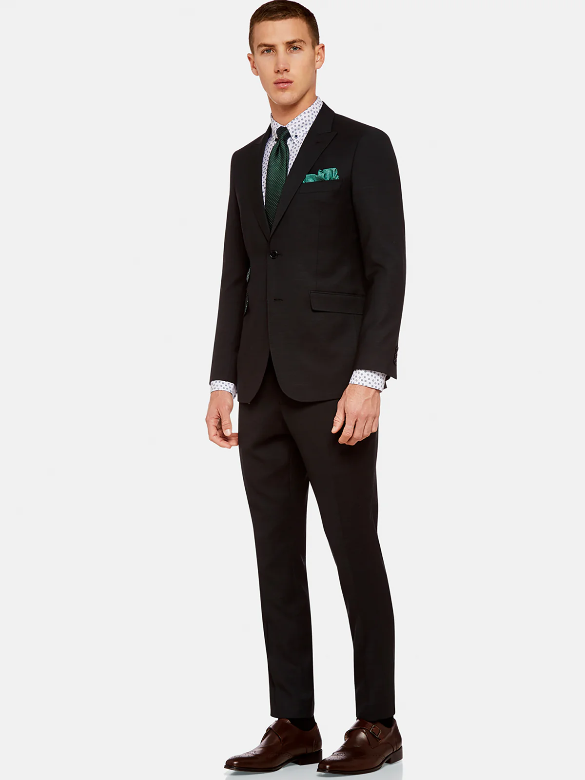Hopkins Peak Lapel Woolsuit Jacket - Image 15