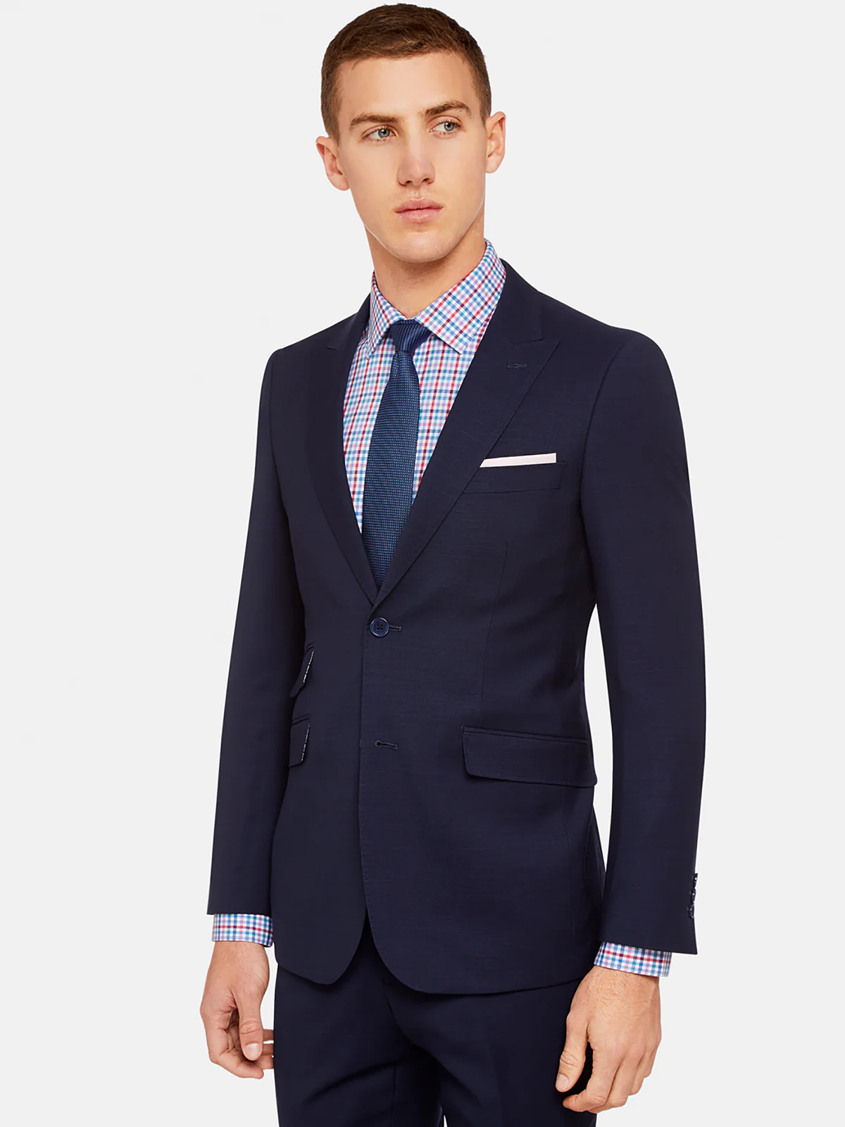 Hopkins Peak Lapel Woolsuit Jacket - Image 4