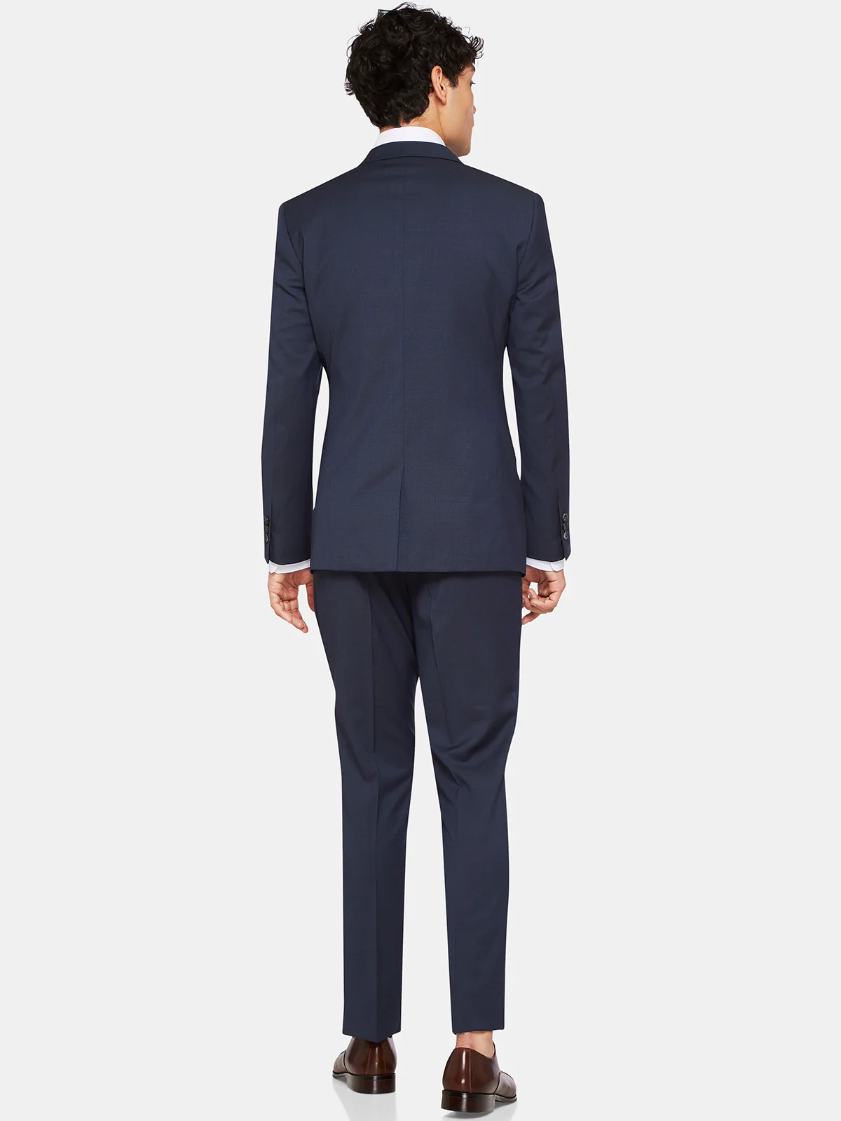 Hopkins Peak Lapel Wool Suit Jacket - Image 8