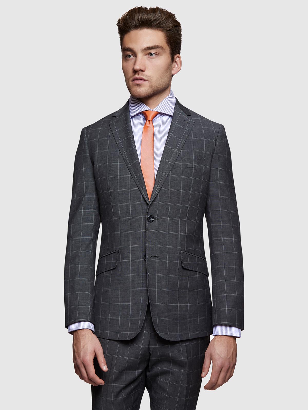 Hopkins Wool Stretch Suit Jacket - Image 8