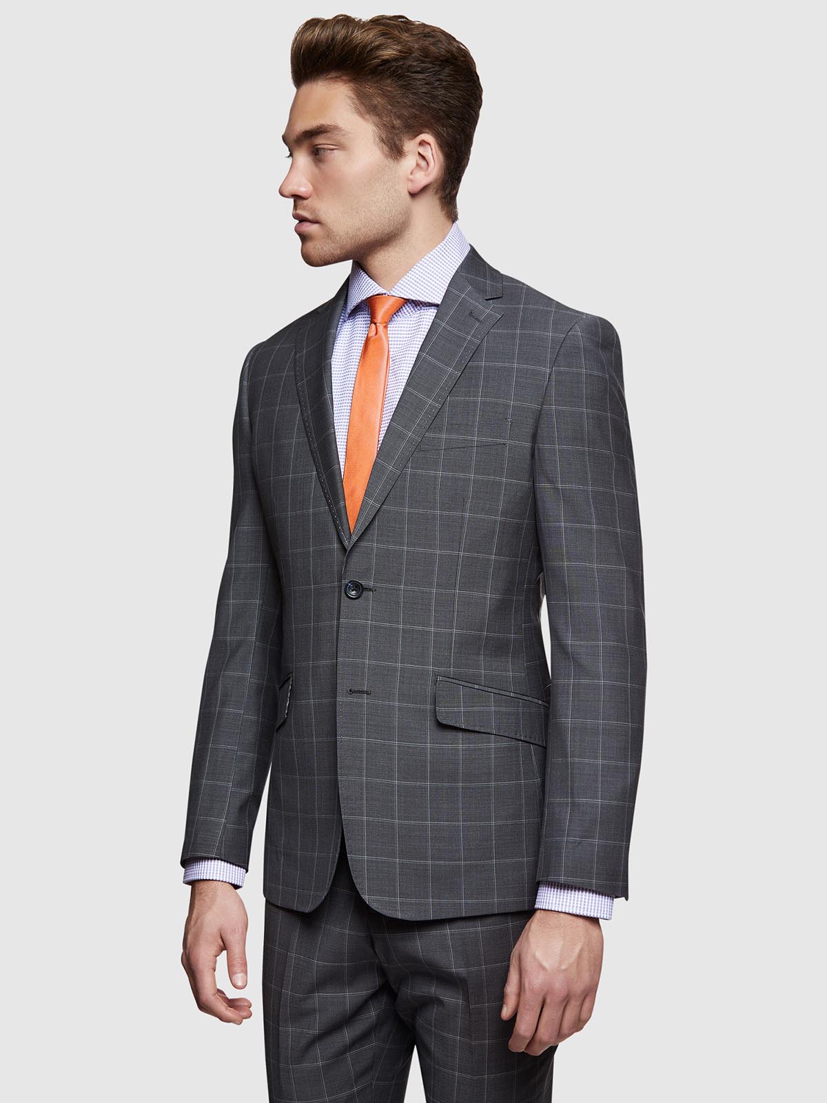 Hopkins Wool Stretch Suit Jacket - Image 9