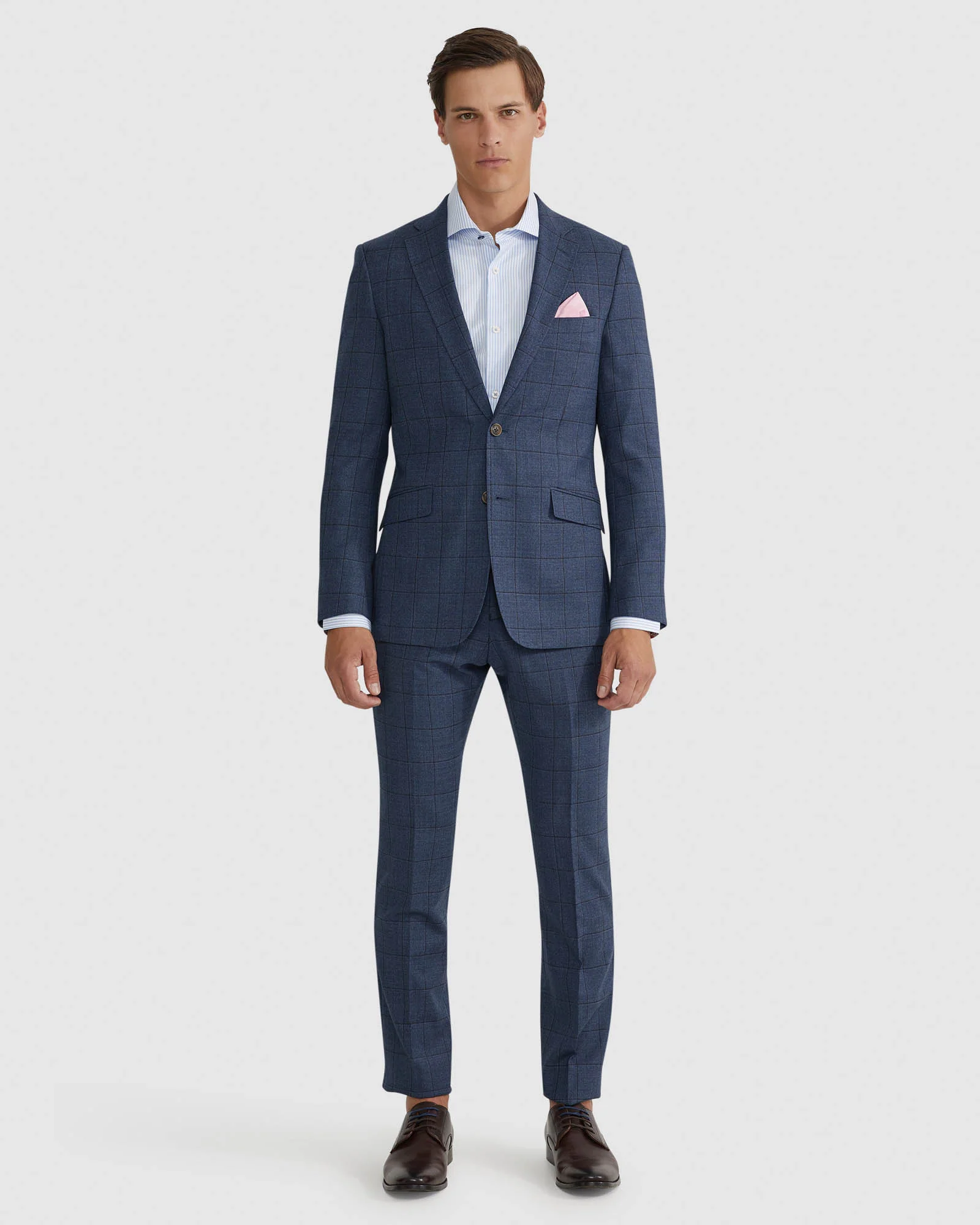 Hopkins Wool Stretch Suit Trousers - Image 7