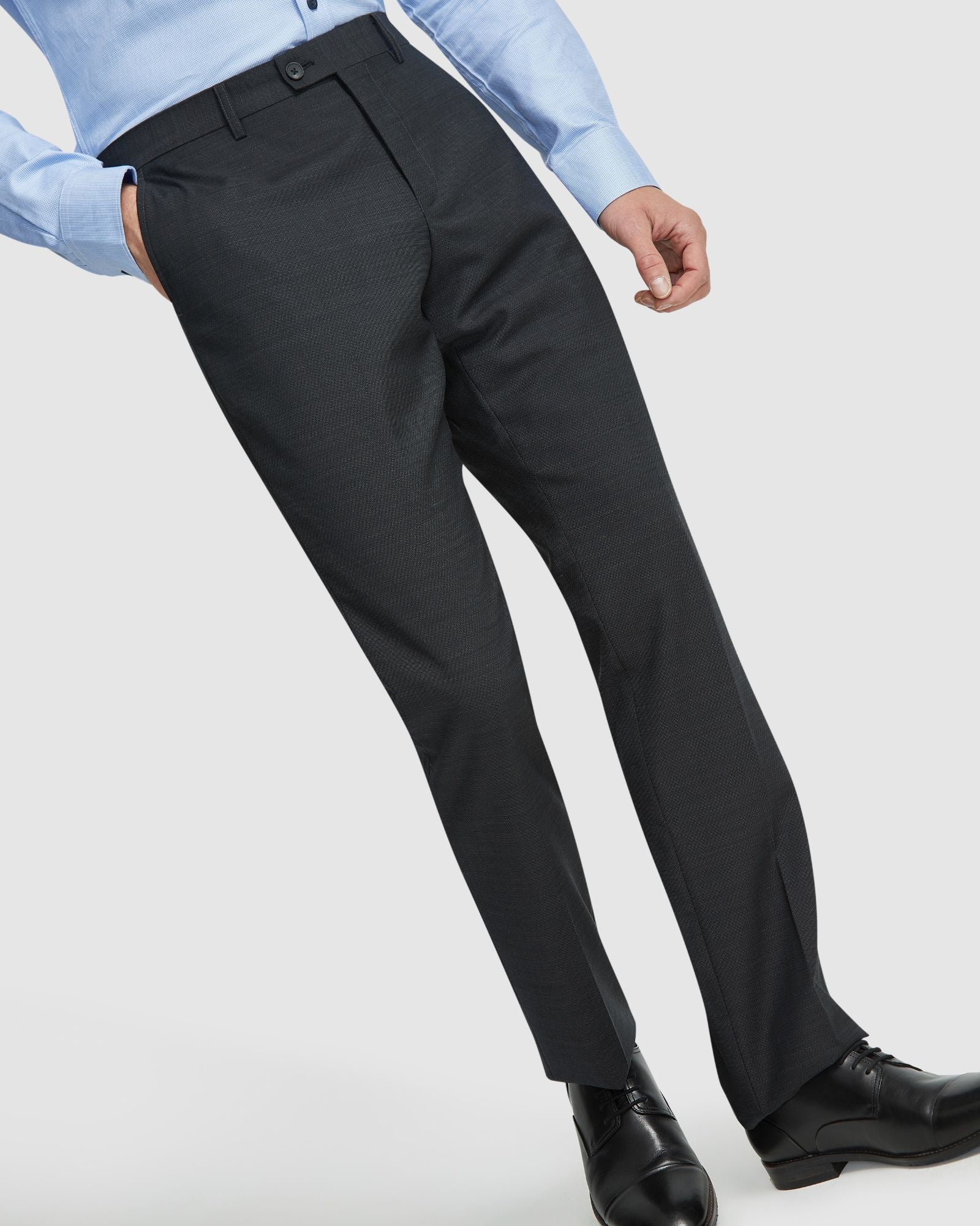 Hopkins Wool Stretch Suit Trousers - Image 4