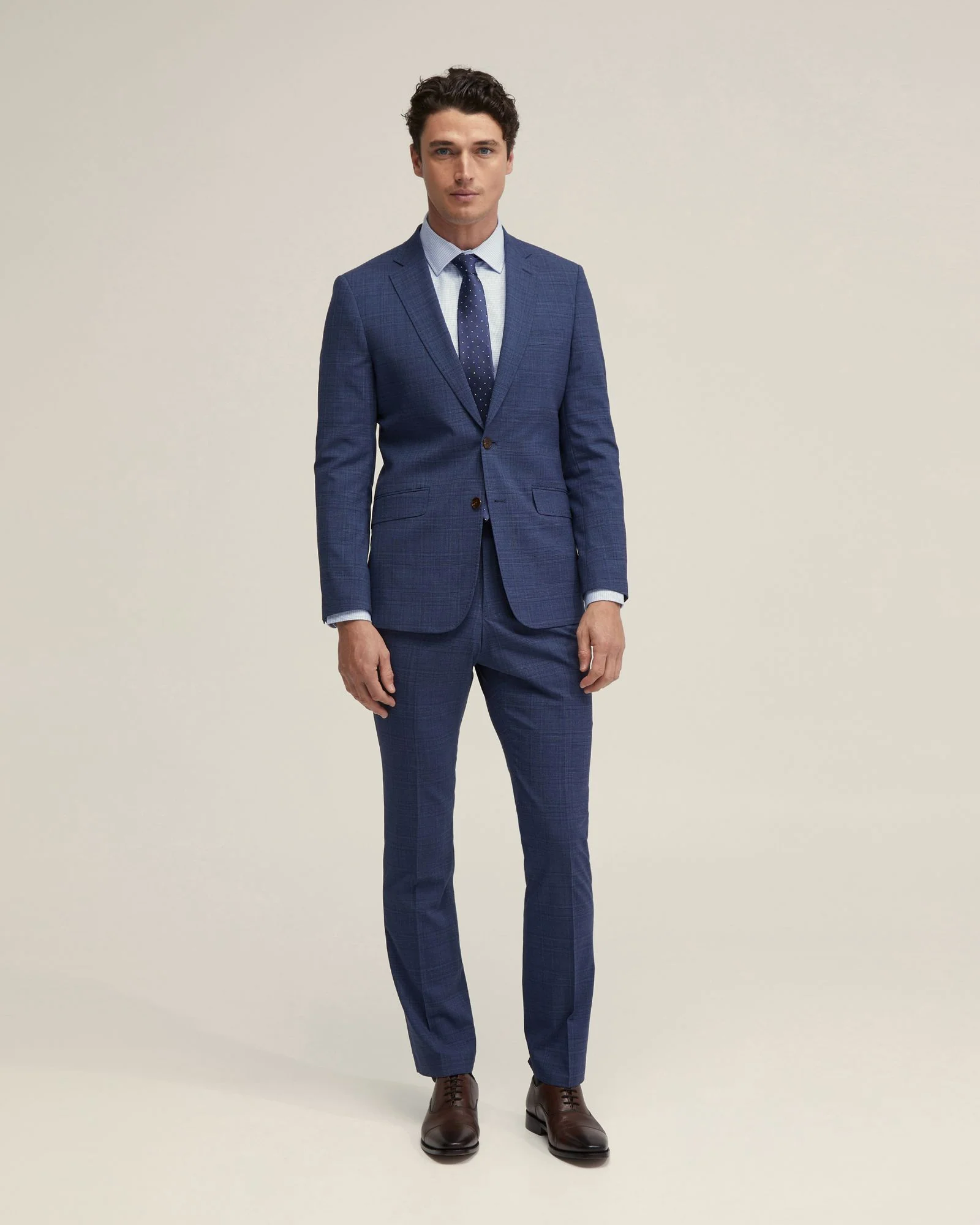 Hopkins Wool Stretch Suit Trousers - Image 5