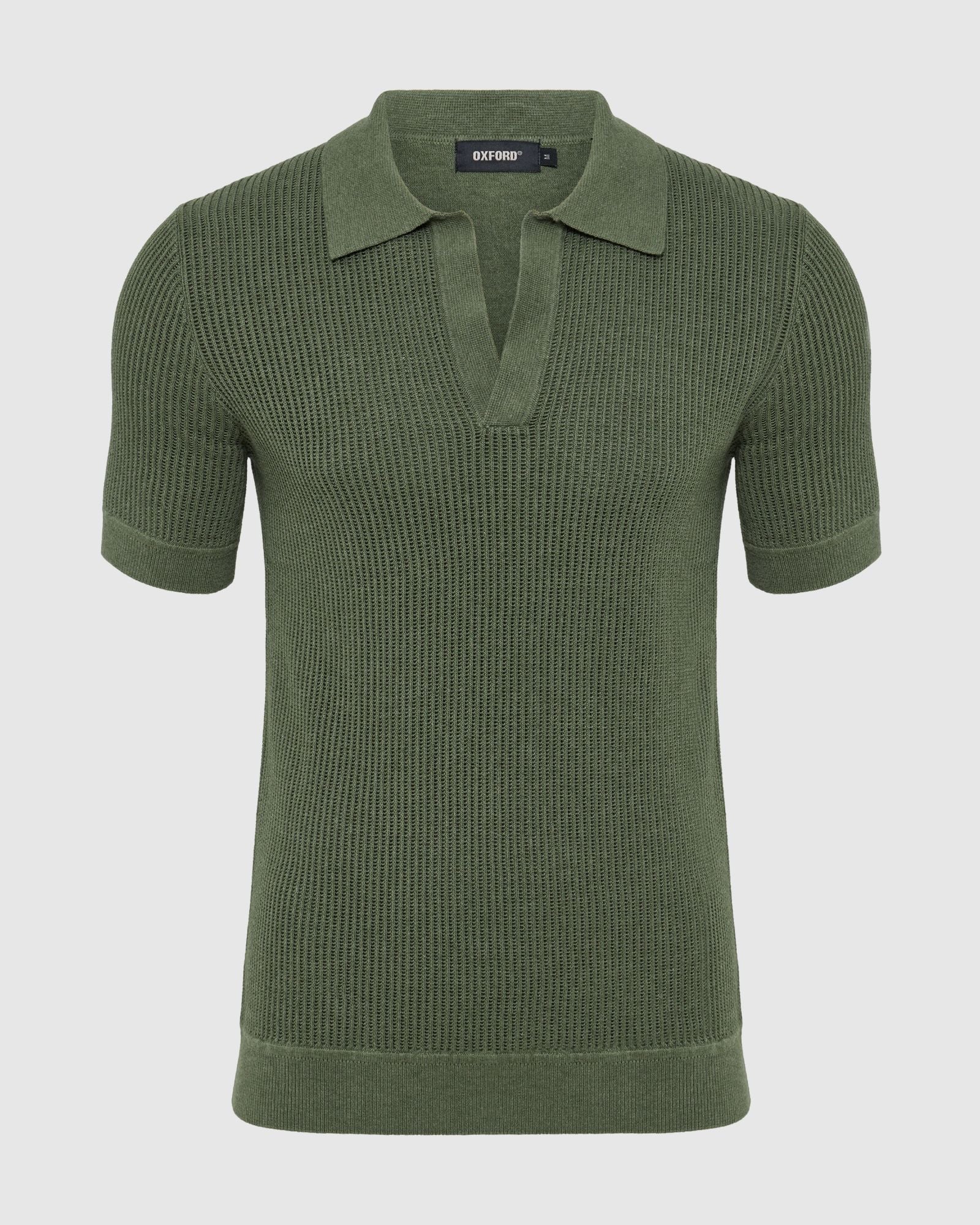 Huck Lined Knitted Polo - Image 8