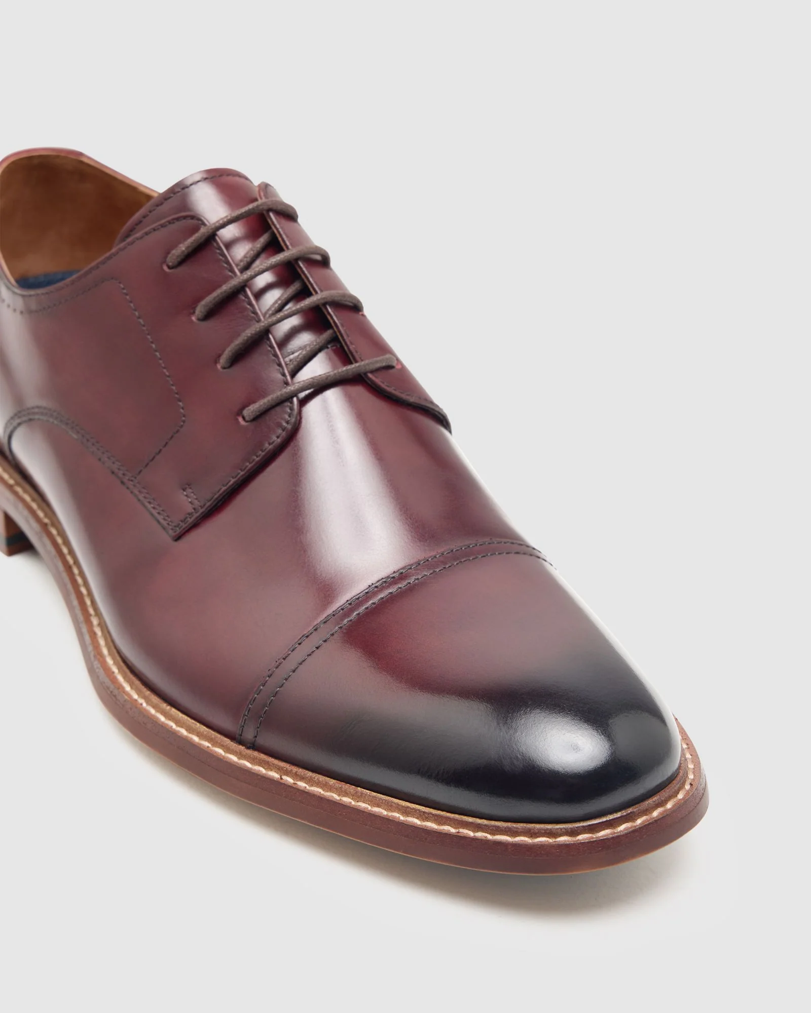 Hudson Toe Cap Derby Shoe - Image 4