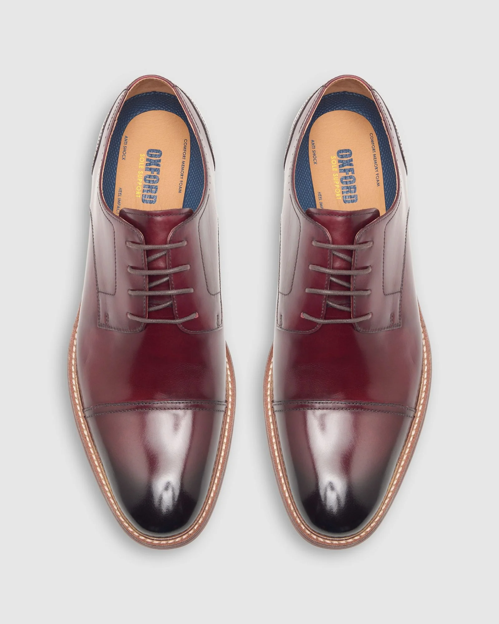 Hudson Toe Cap Derby Shoe - Image 5