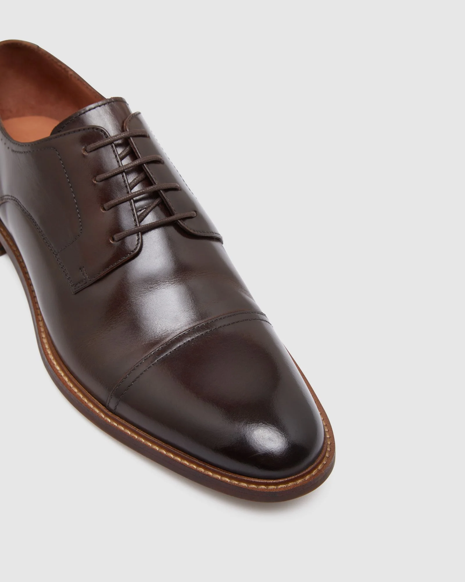 Hudson Toe Cap Derby Shoe - Image 4