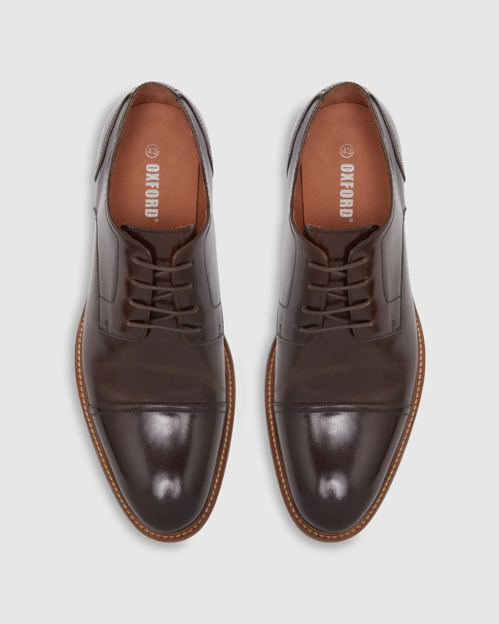 Hudson Toe Cap Derby Shoe - Image 5