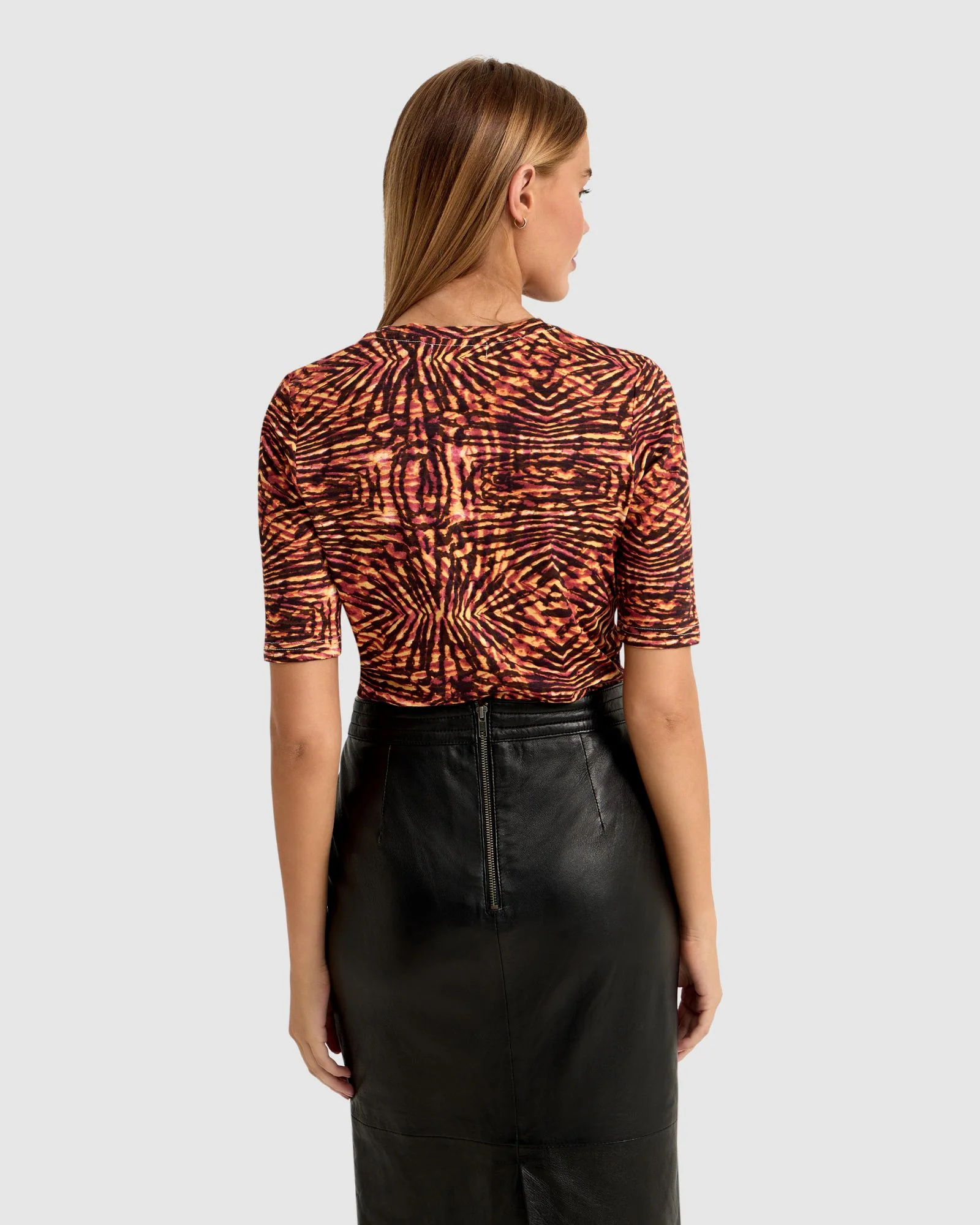 Imogen Printed Jersey T-Shirt - Image 3