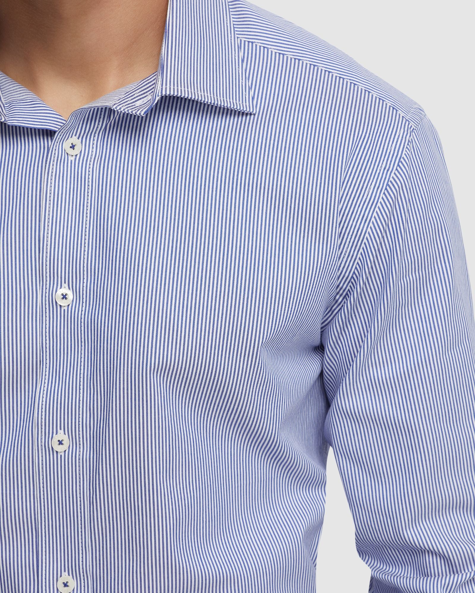Islington Cotton Striped Shirt - Image 6