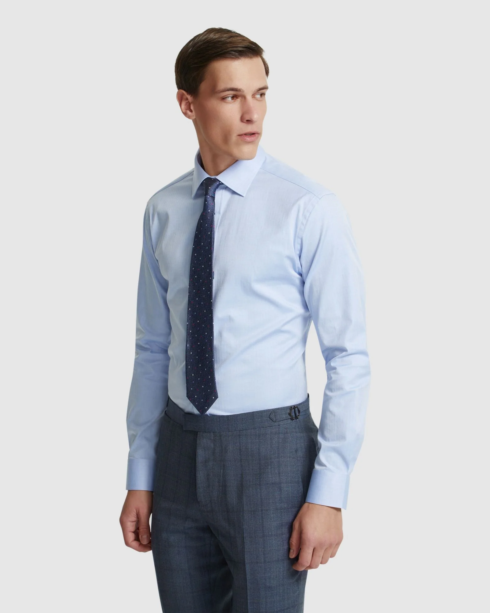 Islington Luxury Herringbone Shirt - Image 2