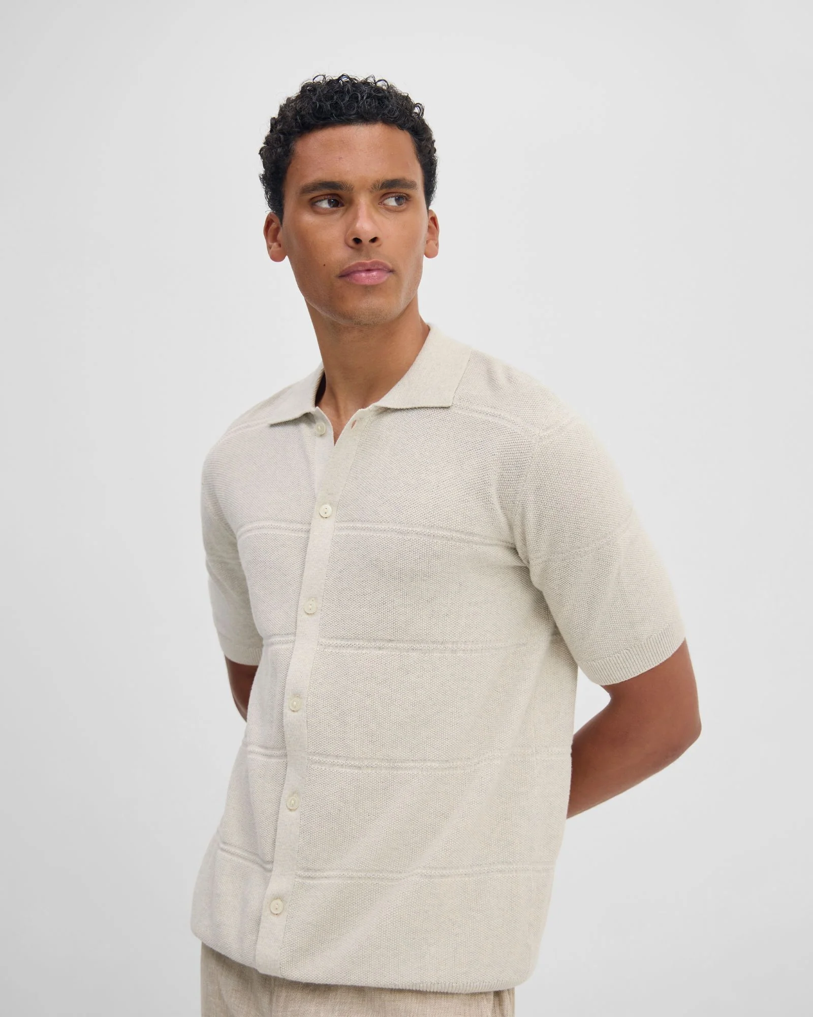 Jack Knitted Button Up Shirt - Image 20