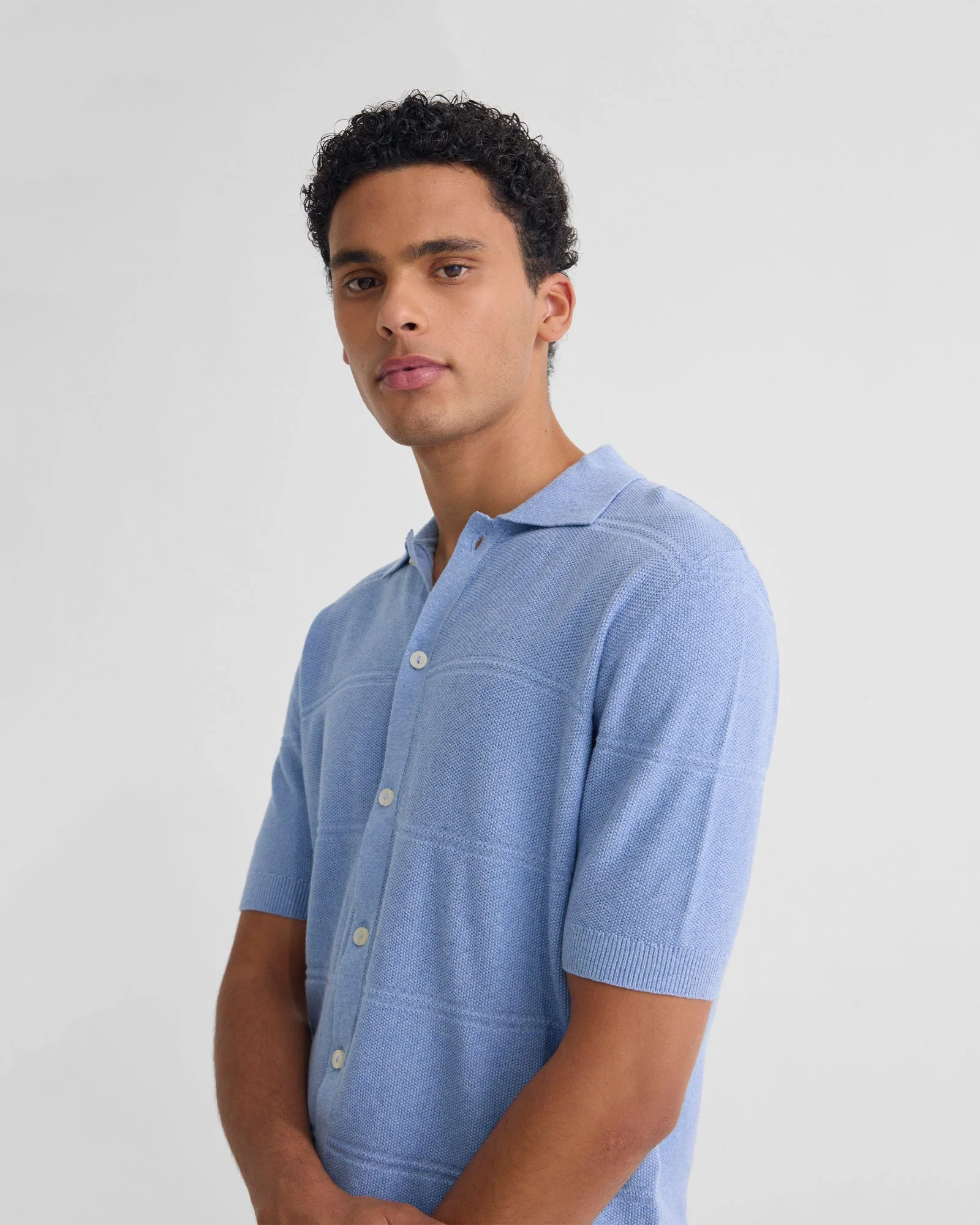Jack Knitted Button Up Shirt - Image 5