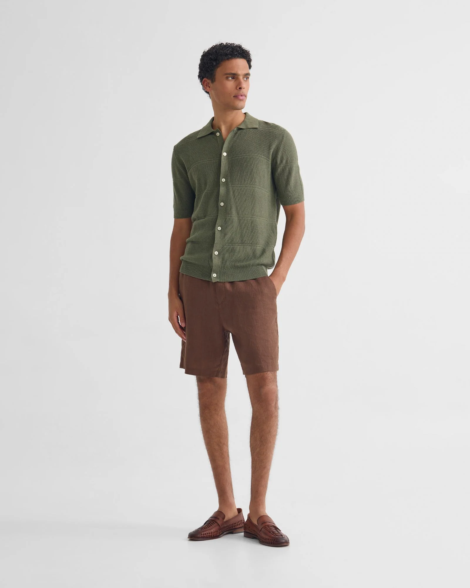 Jack Knitted Button Up Shirt - Image 9