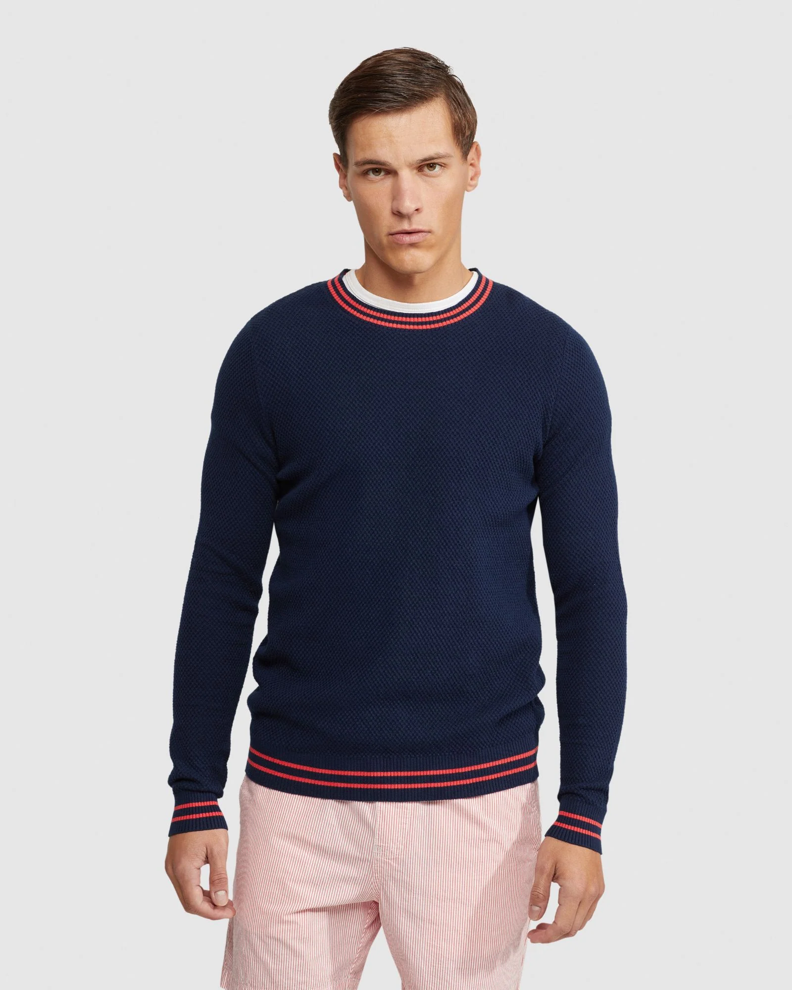Jack Textured Cotton Tipping Knit
