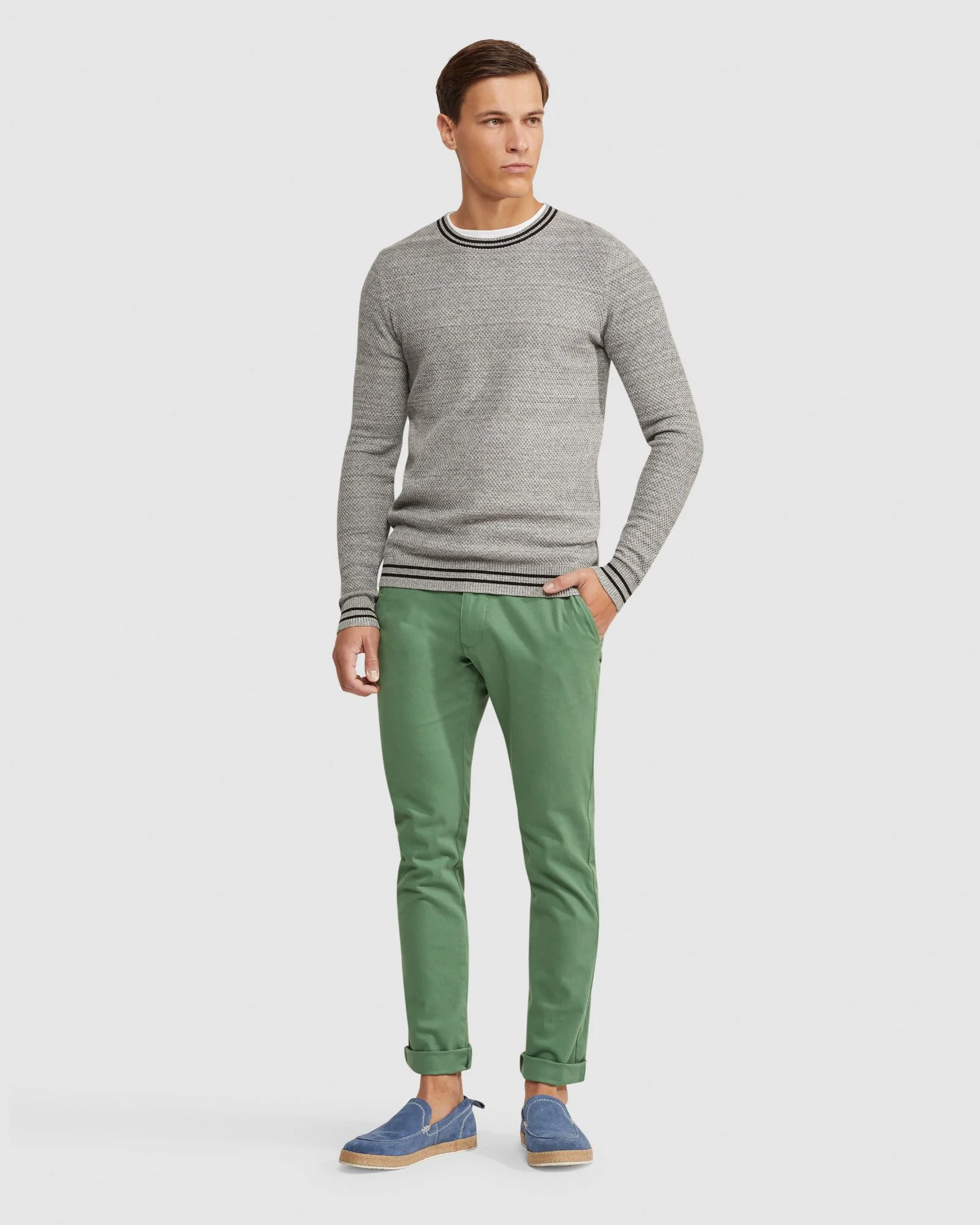 Jack Textured Cotton Tipping Knit - Image 11