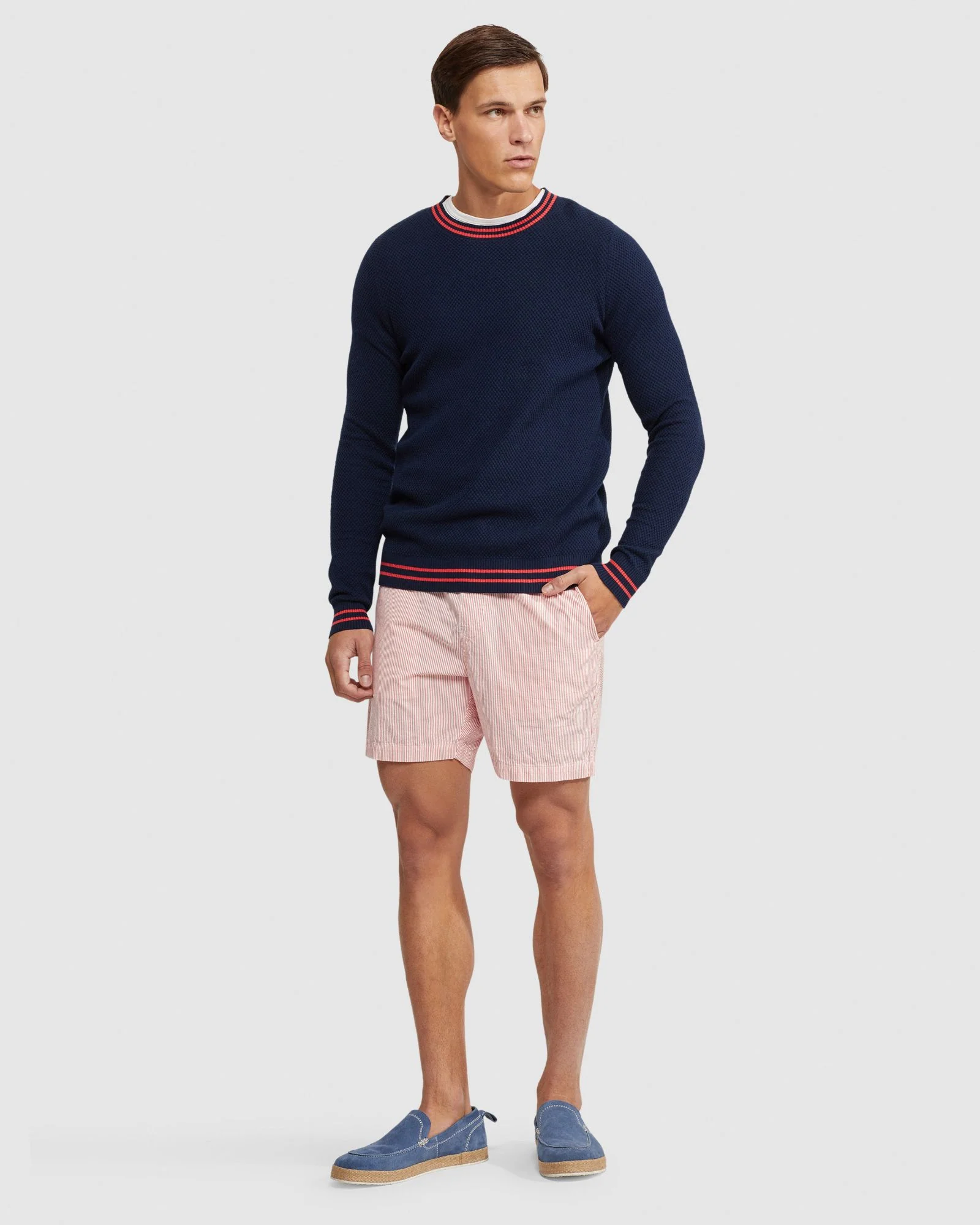 Jack Textured Cotton Tipping Knit - Image 5