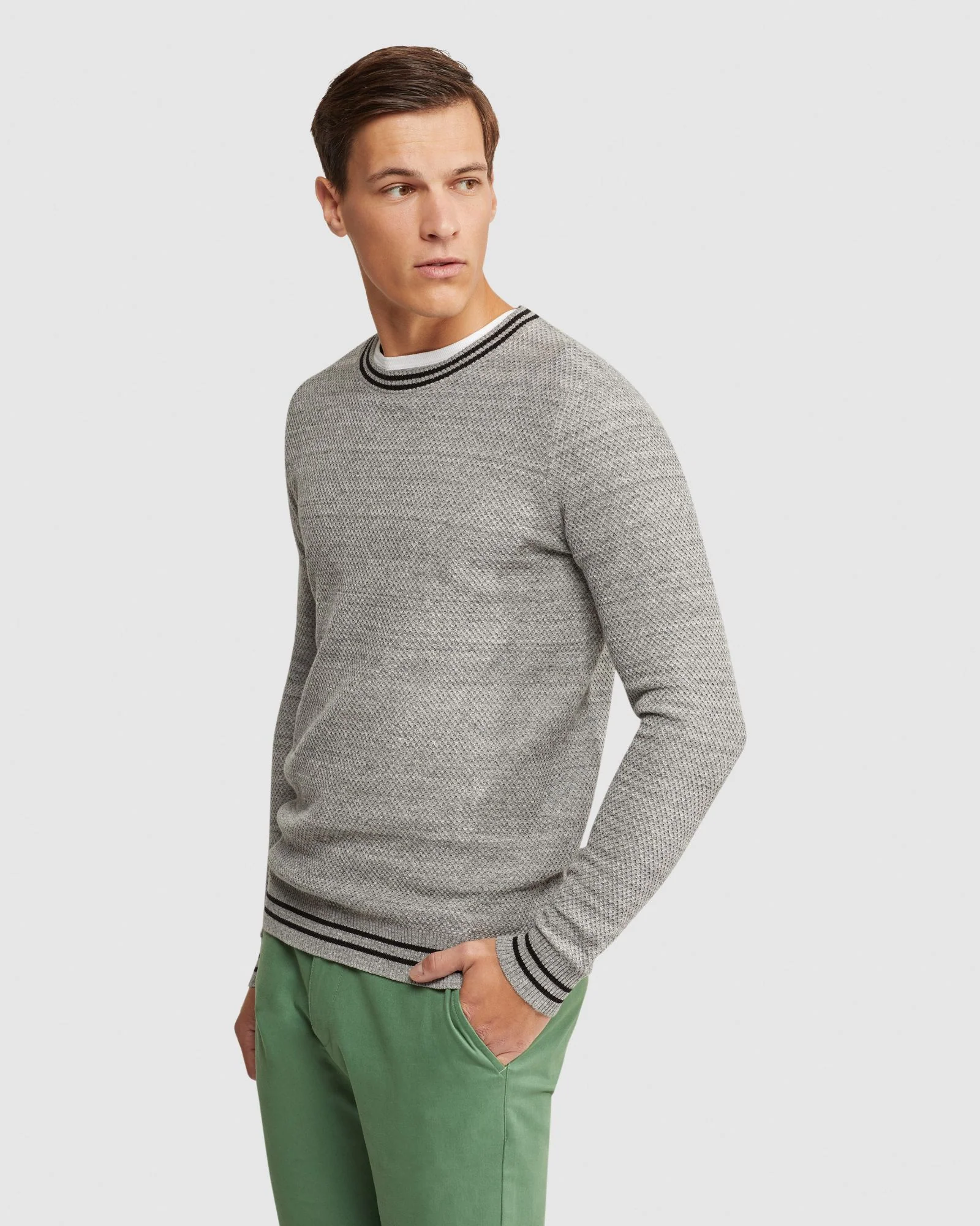 Jack Textured Cotton Tipping Knit - Image 8