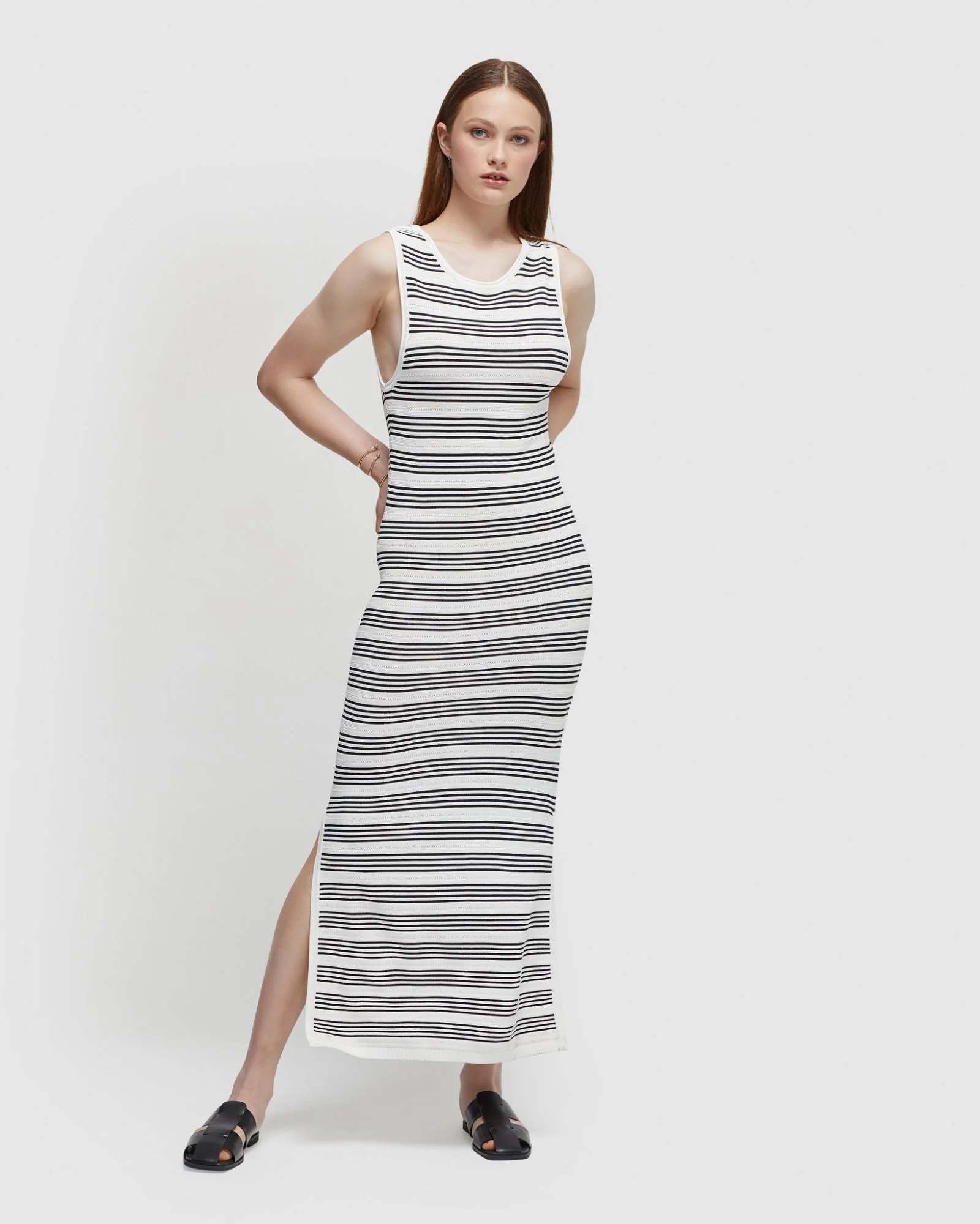 Jackie Stripe Knitted Dress - Image 5