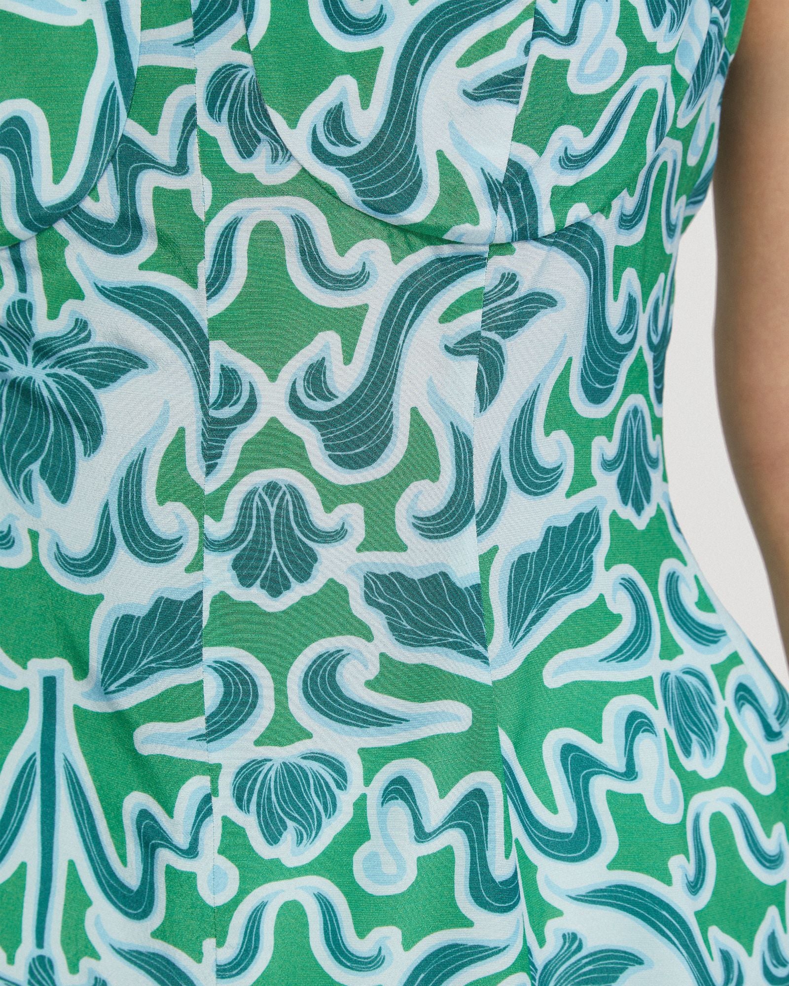 Jacqueline Printed Peplum Top - Image 6
