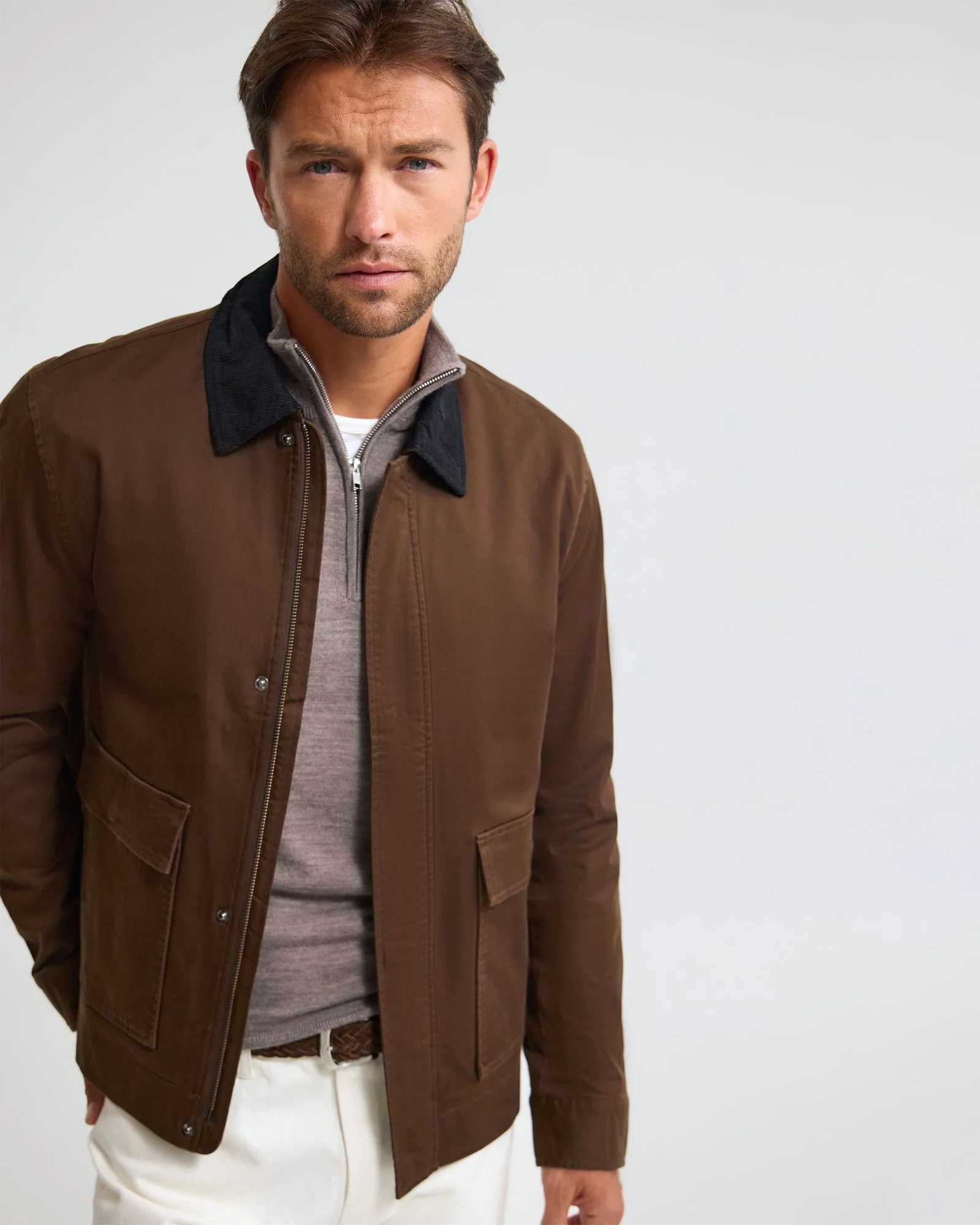 Jamie Cotton Cavalry Twill Jacket - Image 11