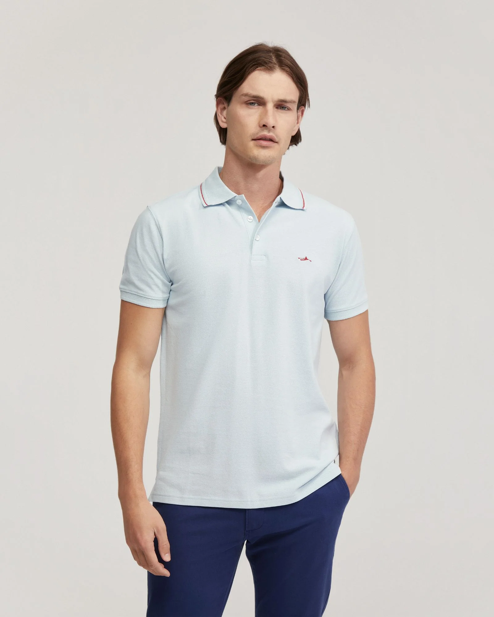 Jamie Organic Cotton Pique Polo - Image 2