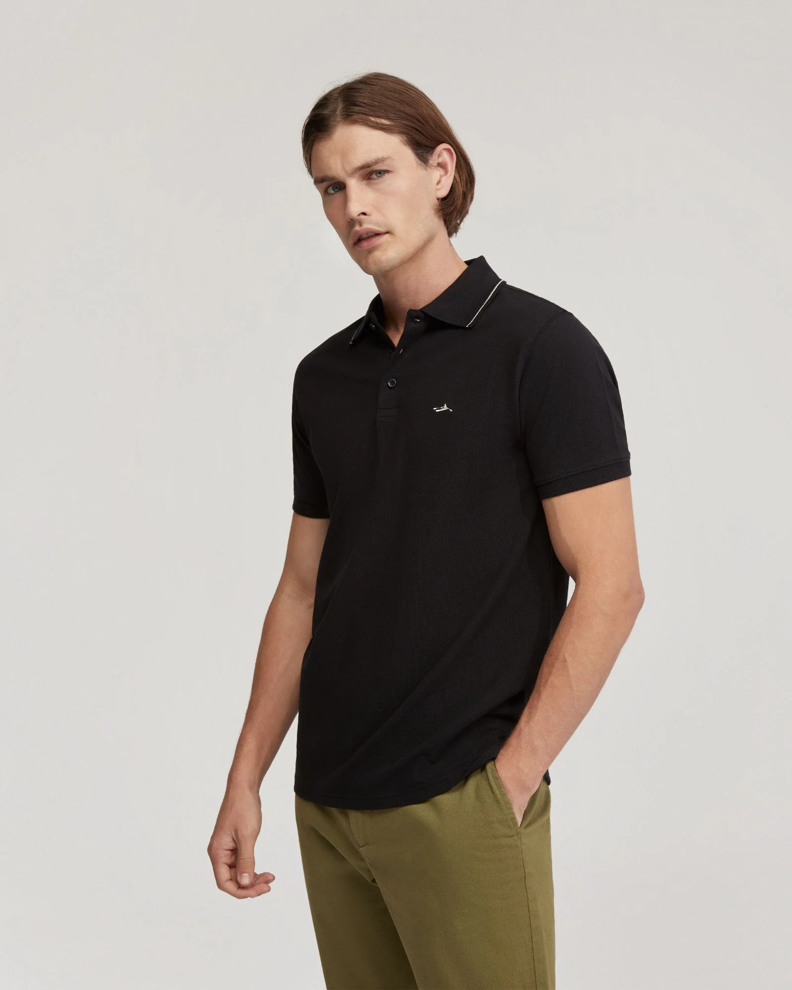 Jamie Organic Cotton Pique Polo - Image 8